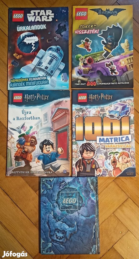 Lego Könyv magazinok matricás albumok egyben