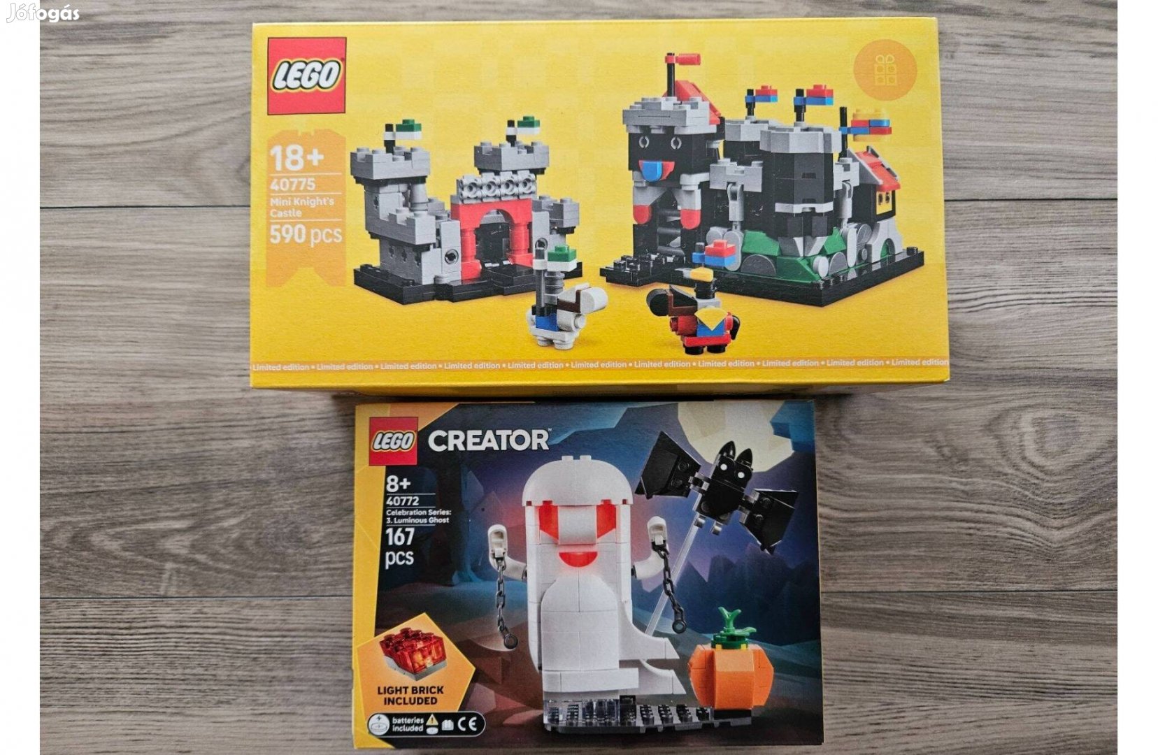 Lego Limitált Mini lovagvár 40775 és Creator Világító