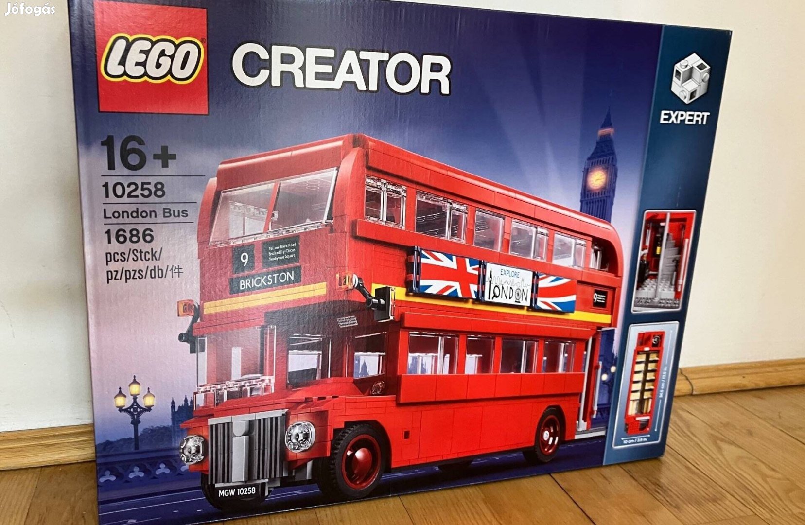 Lego Londoni emeletes busz, új, bontatlan