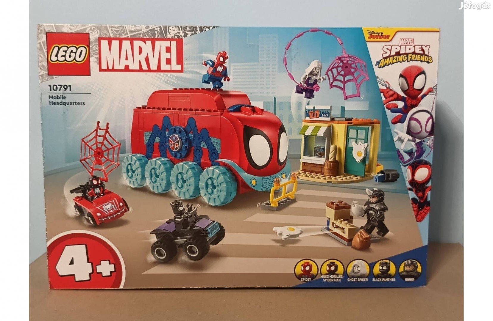 Lego Marvel 10791 A Pókcsapat Mobil Főhadiszállása Új Bontatlan