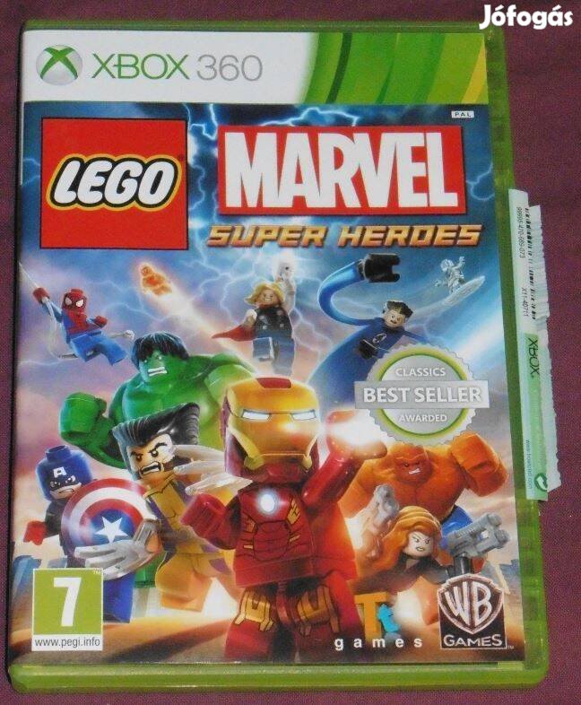 Lego Marvel 1. - Super Heroes Gyári Xbox 360 Játék akár féláron