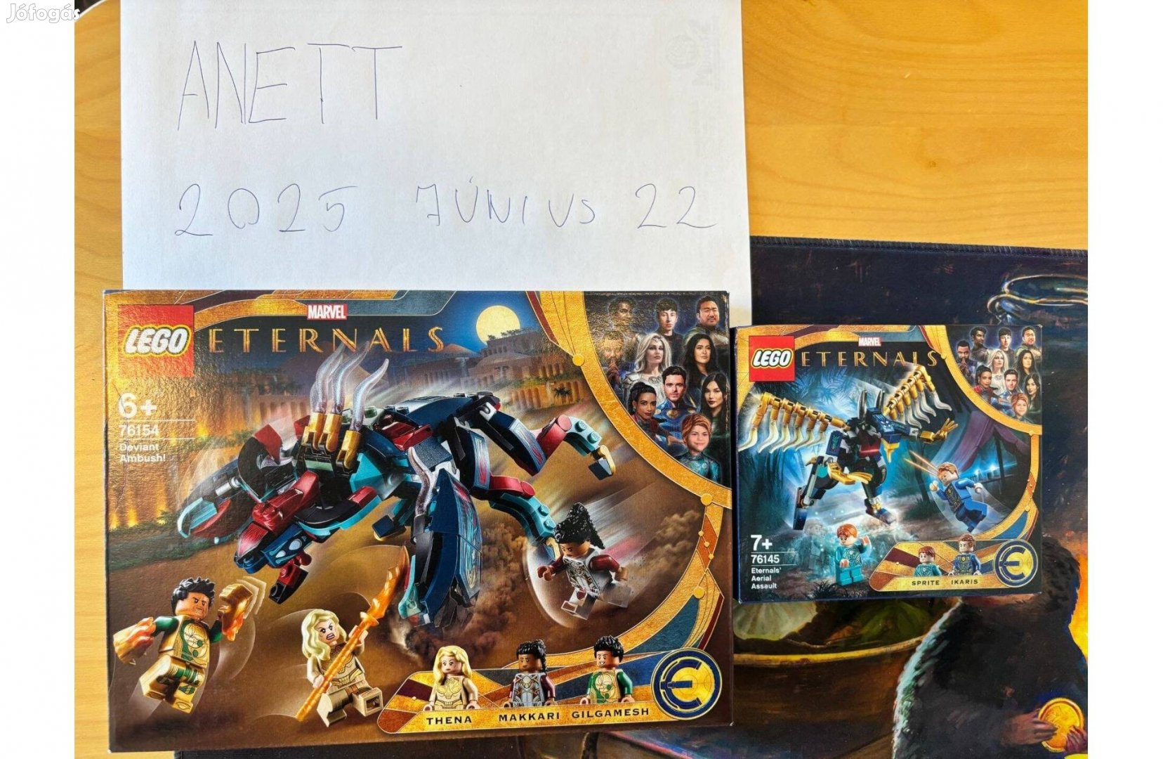Lego Marvel Eternals 76154 + 76145 egyben