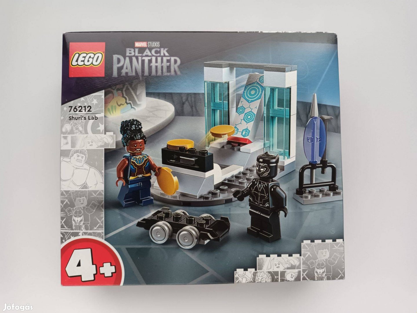 Lego Marvel Fekete Párduc 76212 Shuri laborja bontatlan új