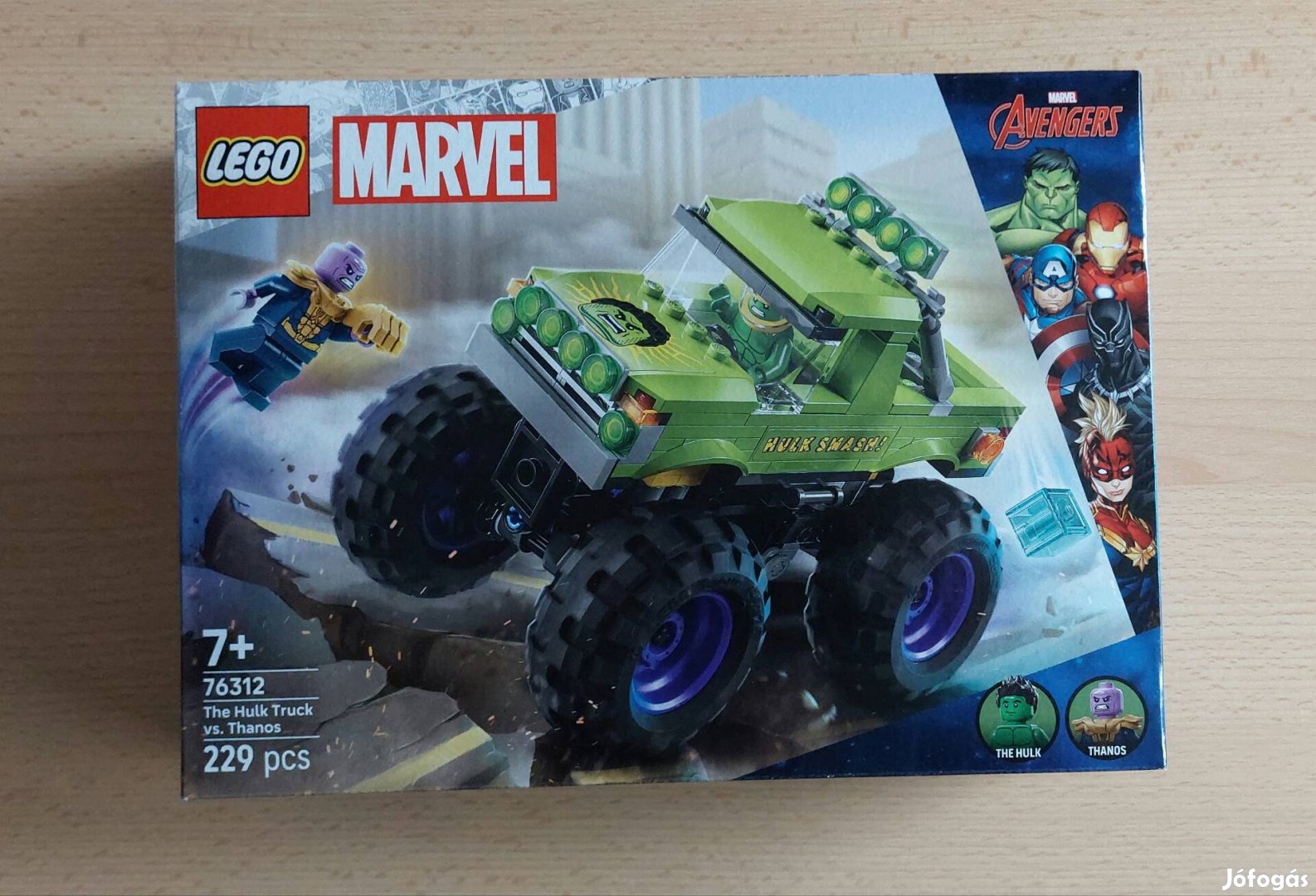 Lego Marvel Hulk óriási terepjárója eladó-Új