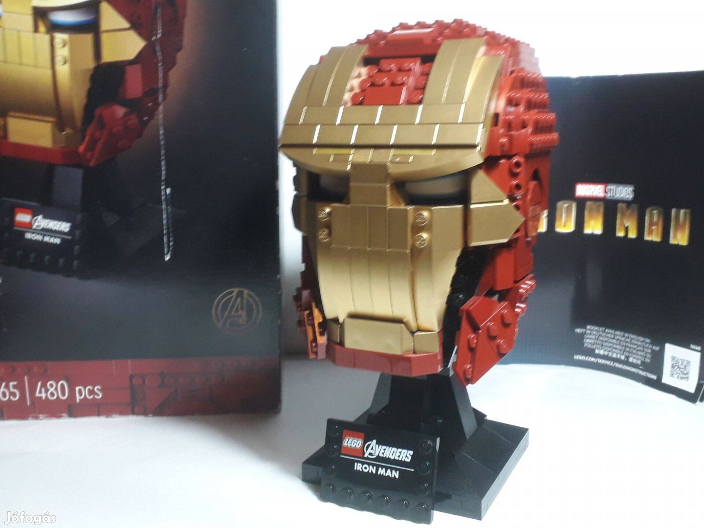 Lego Marvel Superheroes 76165 Iron Man Helmet 2020 komplett, dobozával