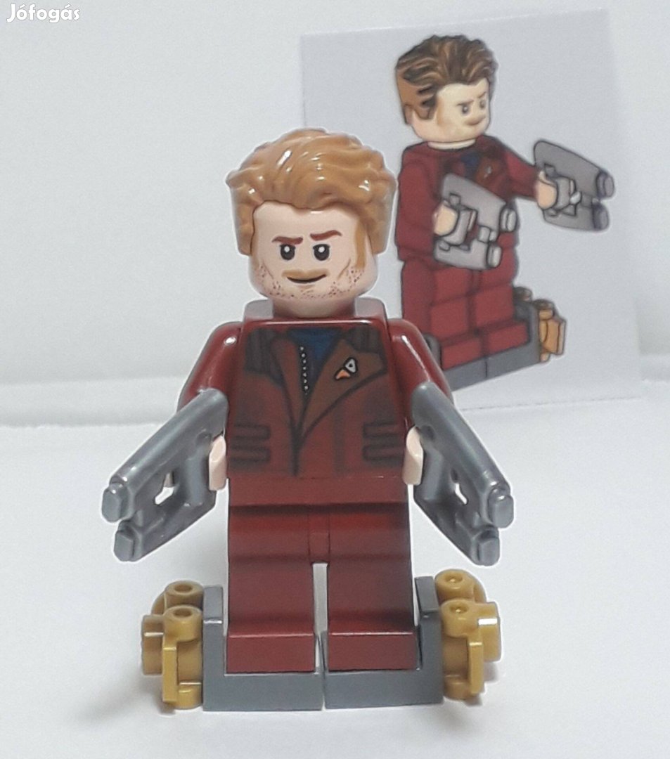 Lego Marvel Superheroes 76231 Star-Lord minifigura+Jet Boots,Blasters