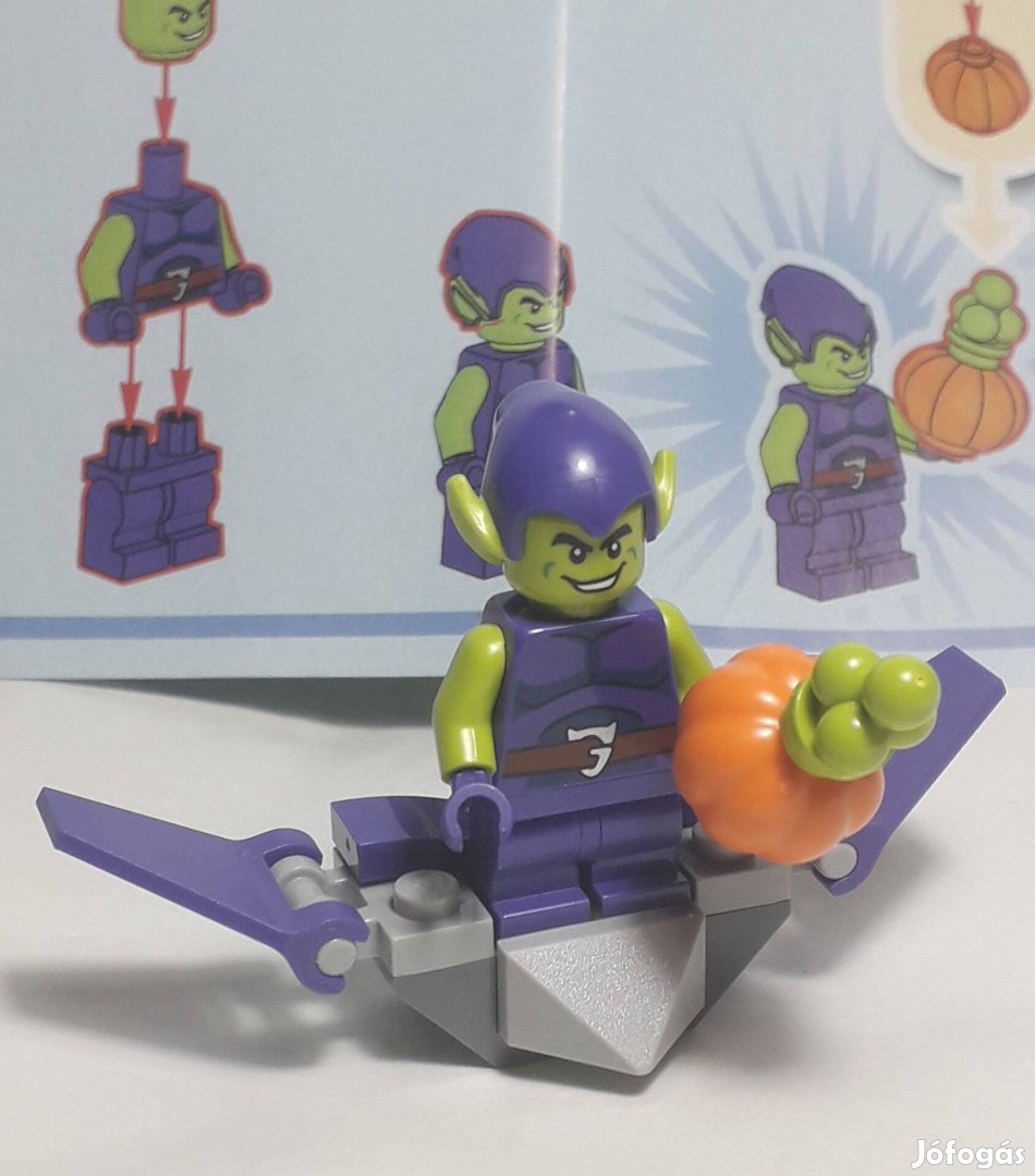 Lego Marvel Superheroes Spidey 10781 Green Goblin minifigura+légdeszka