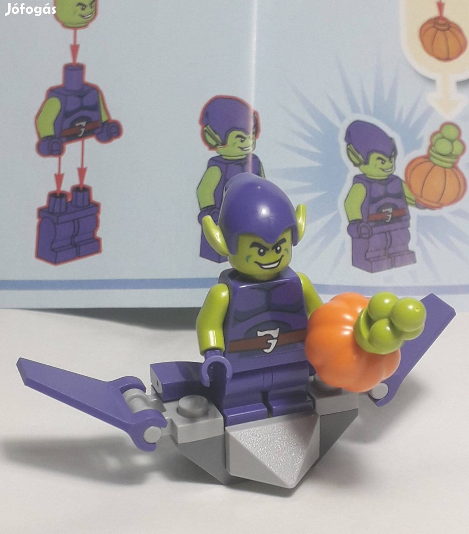 Lego Marvel Superheroes Spidey 10781 Green Goblin minifigura+légdeszka