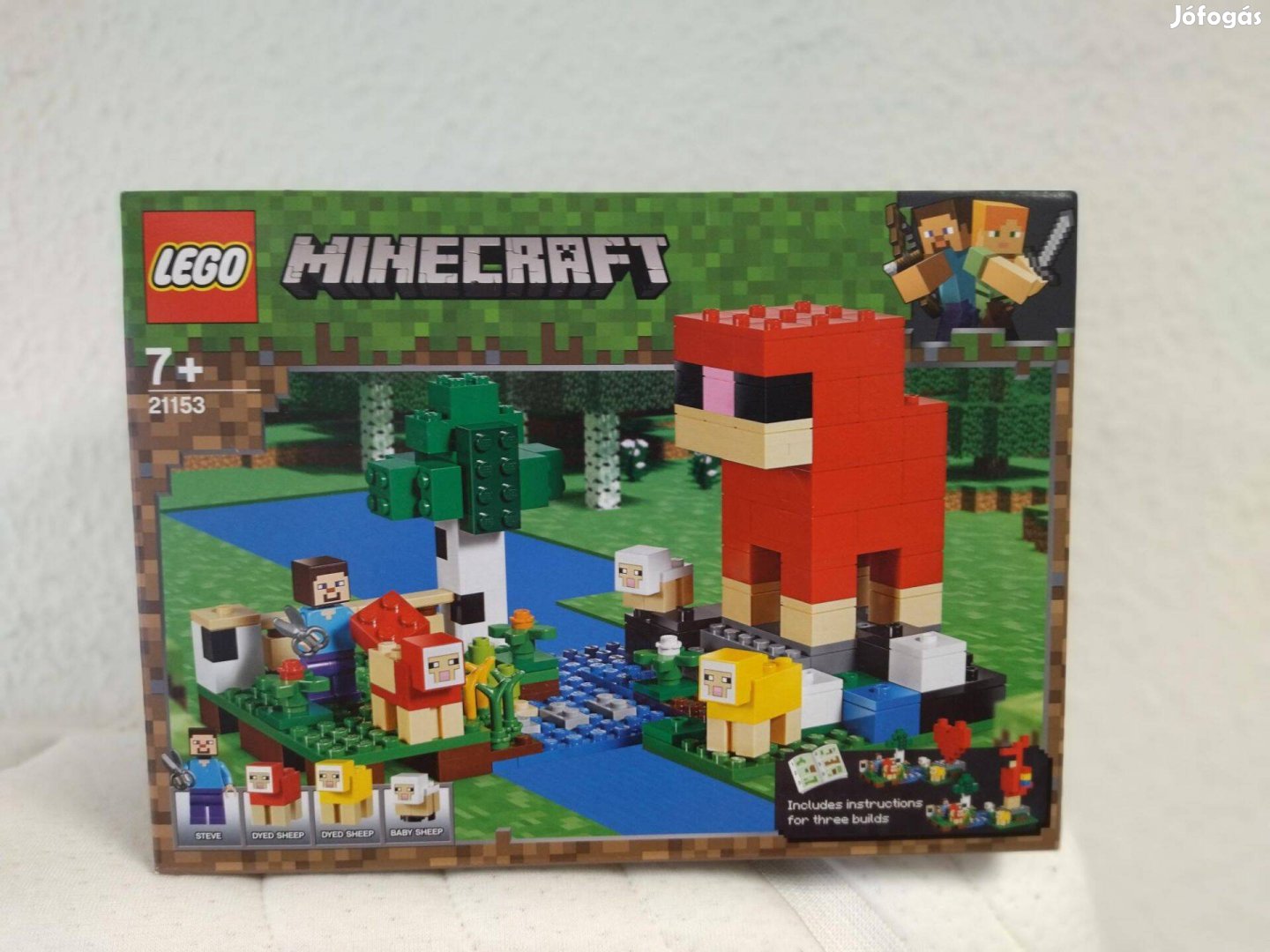 Lego Minecraft 21153 A gyapjúfarm új, bontatlan