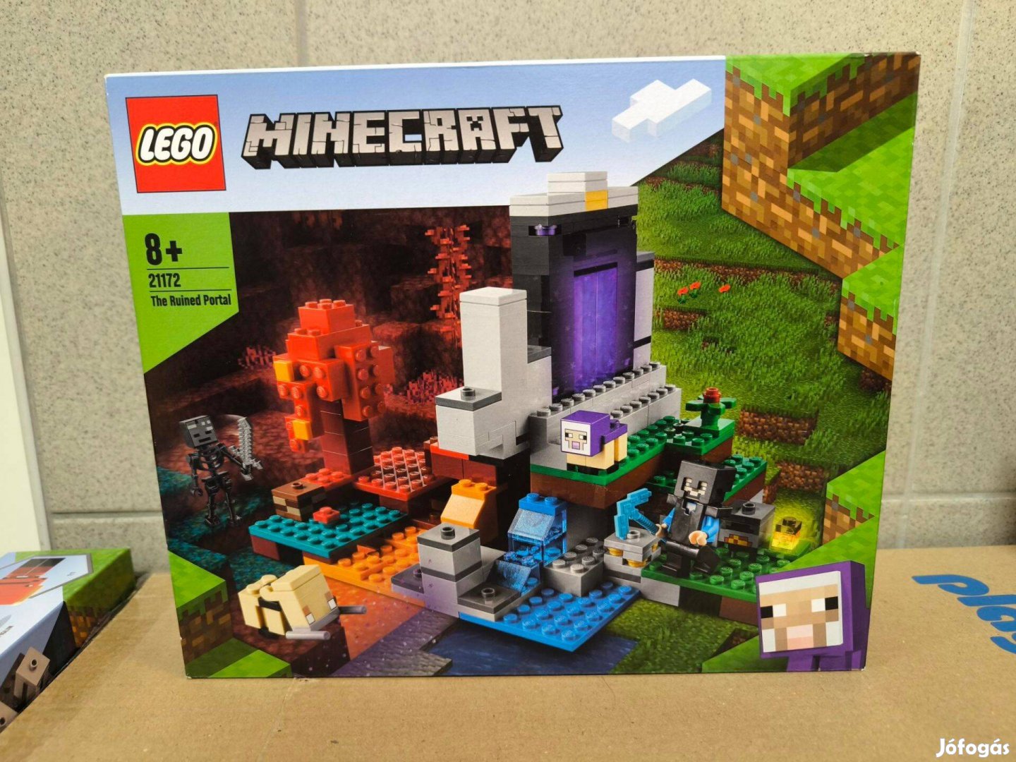 Lego Minecraft 21172 Romos portál új, bontatlan