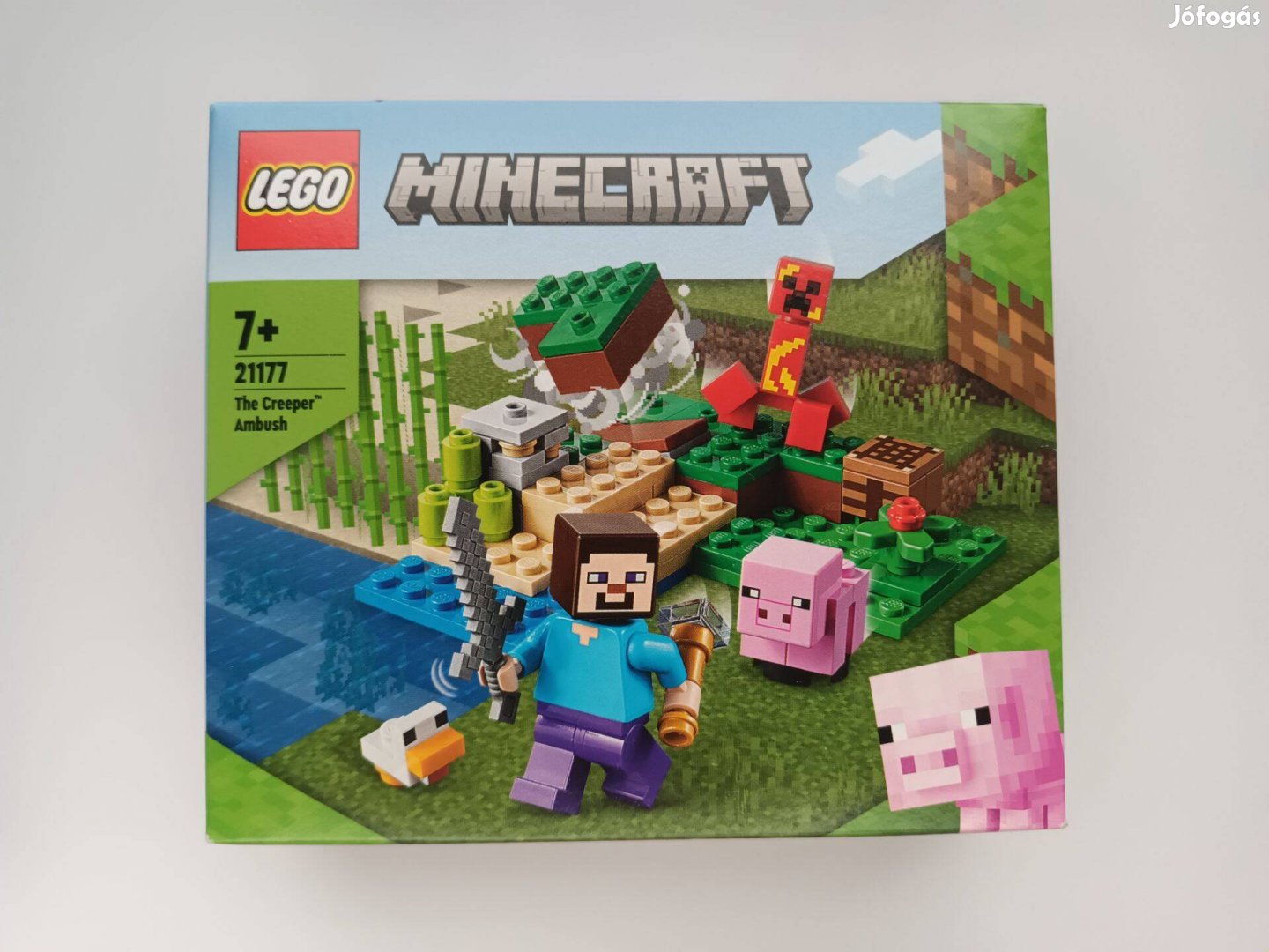 Lego Minecraft 21177 A Creeper rajtaütés bontatlan új