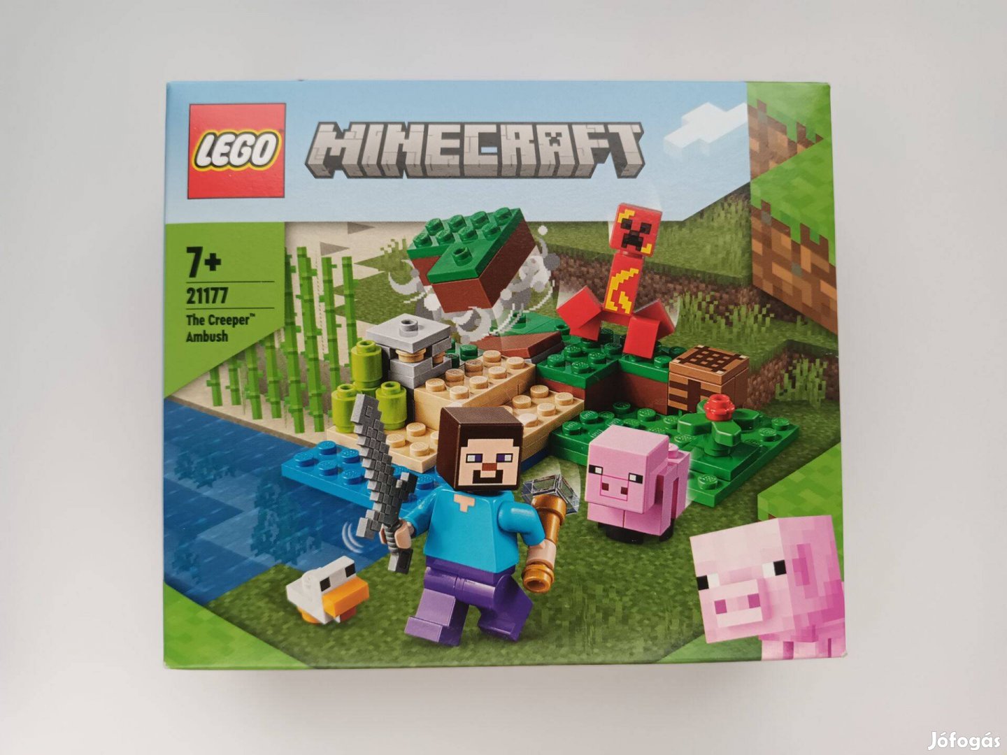 Lego Minecraft 21177 A Creeper rajtaütés új bontatlan