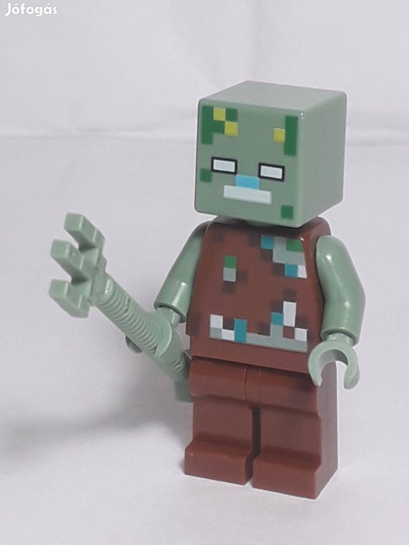 Lego Minecraft 21254 Drowned Zombie minifigura 2024