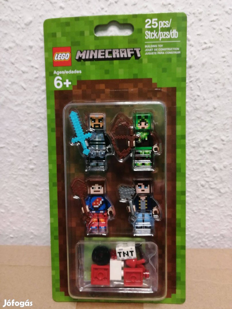 Lego Minecraft 853609 Skin Pack 1 új, bontatlan