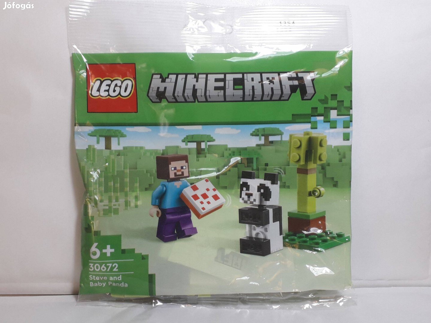 Lego Minecraft Polybag 30672 Steve and Baby Panda 2024