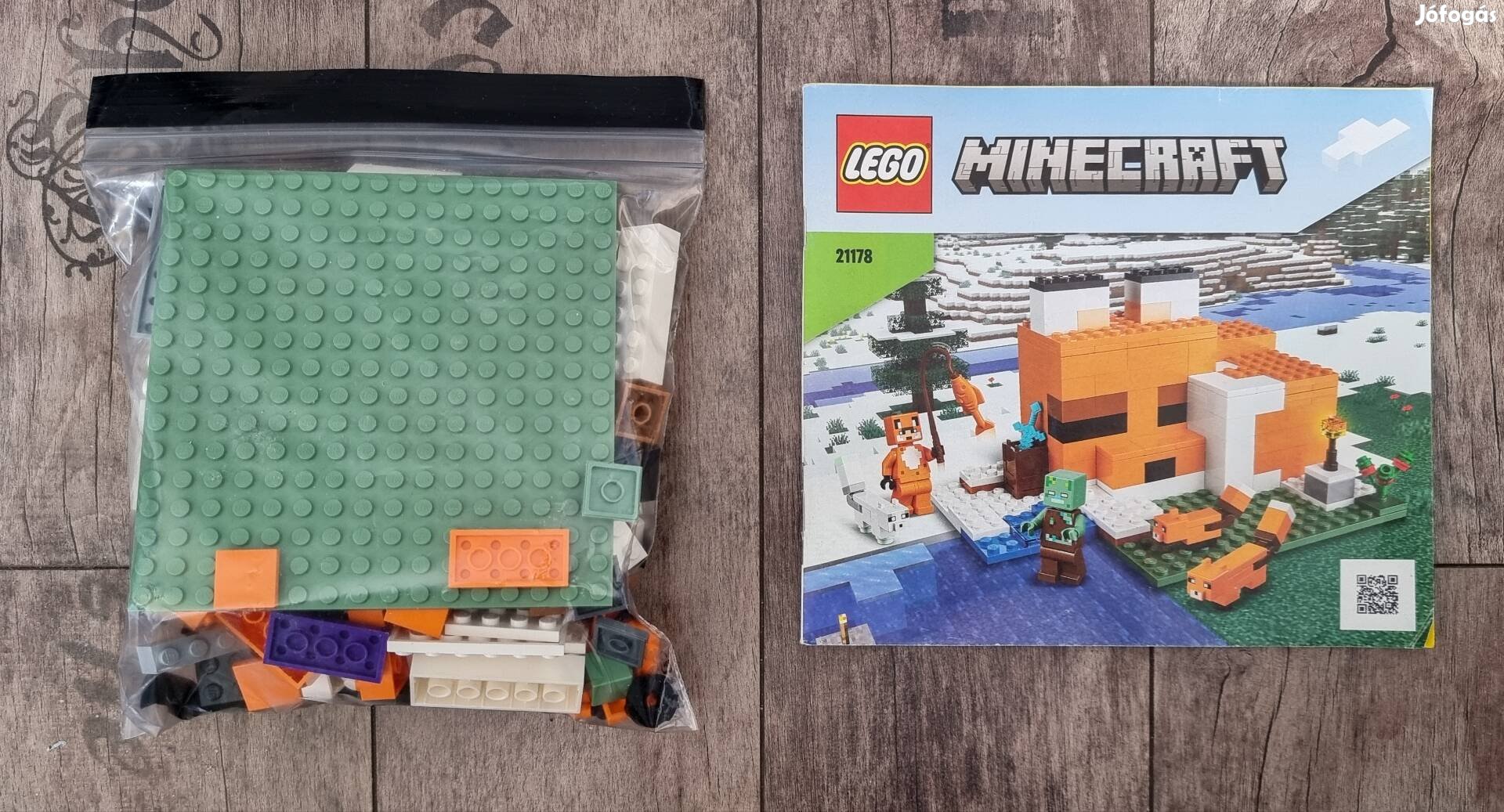 Lego Minecraft Rókaházikó 21178