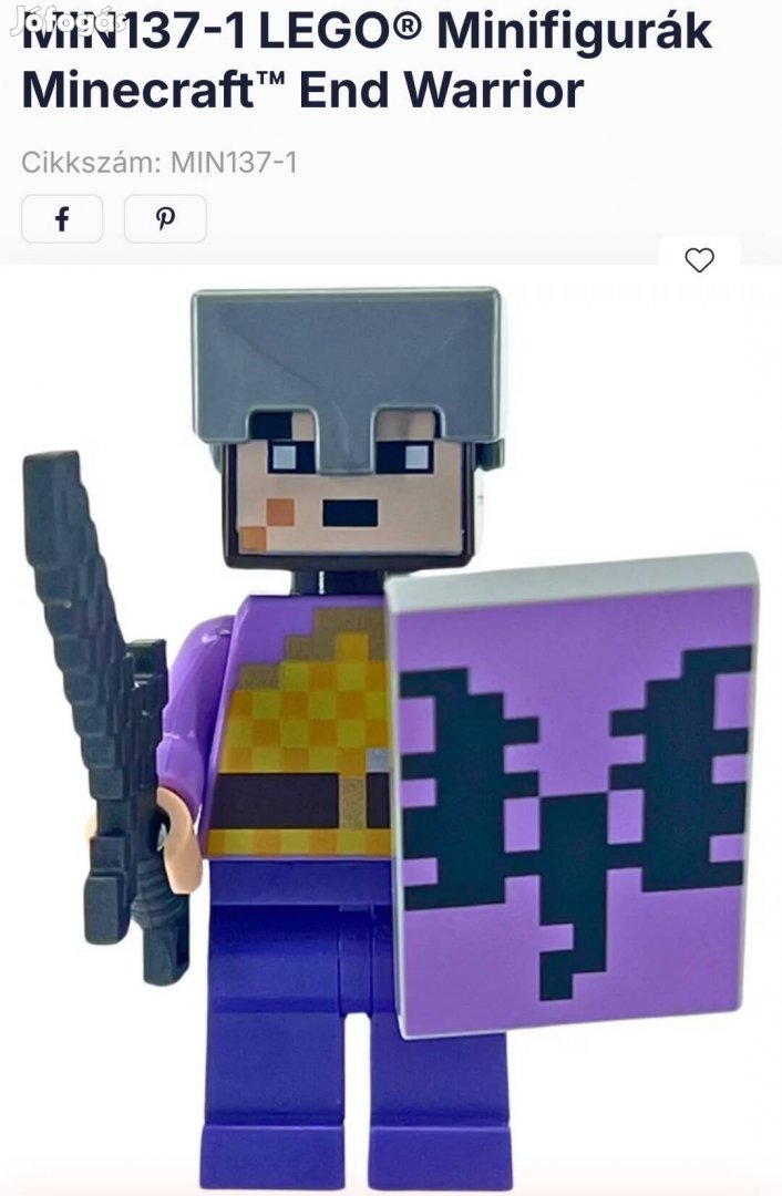 Lego Minecraft end warrior