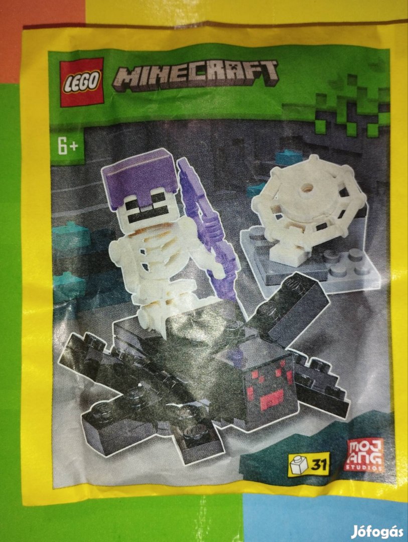 Lego Minecraft figura csomagok bontatlan új 