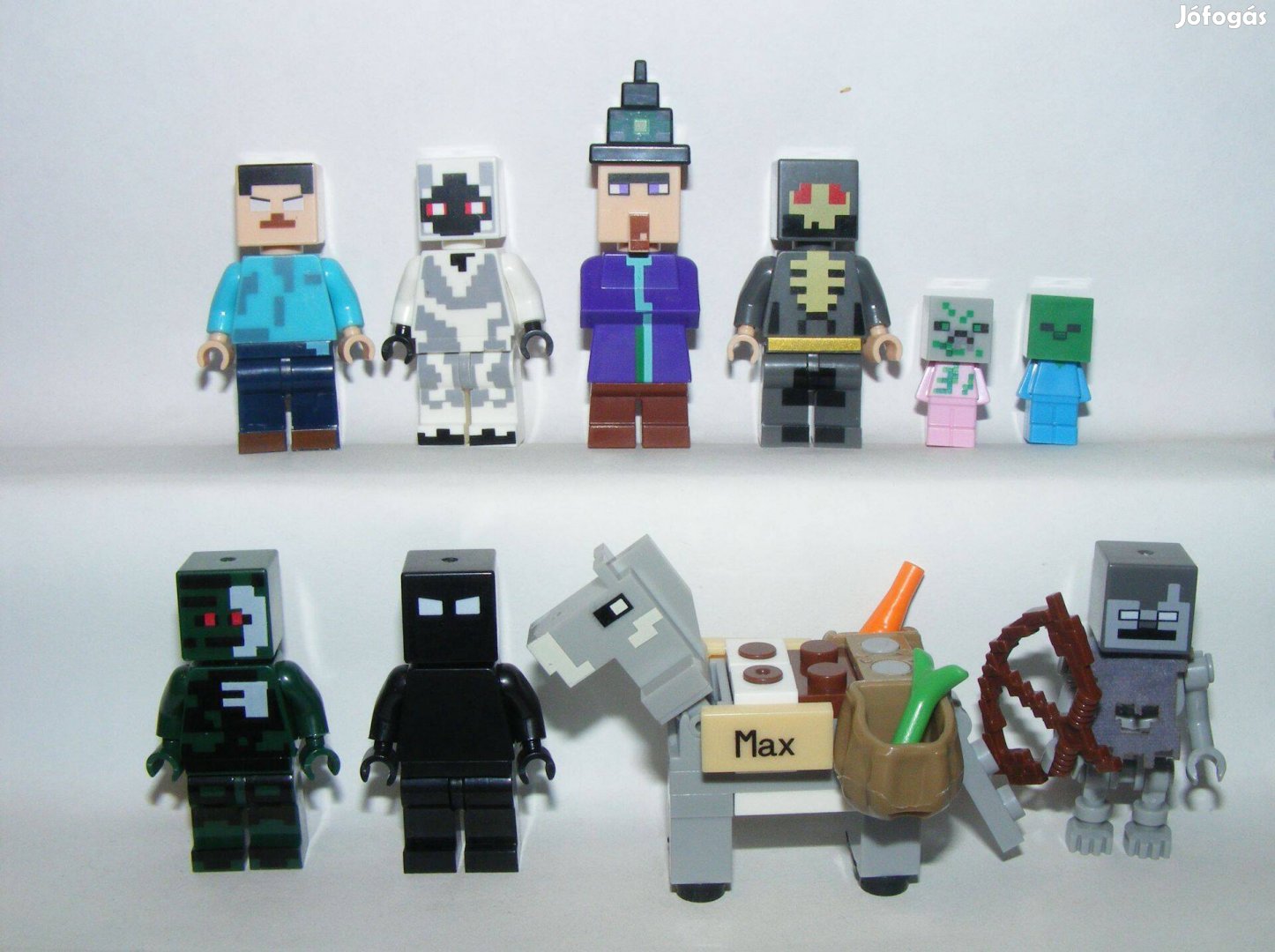 Lego Minecraft figurák Kóbor Max Falusi Baby Zombi Herobrine figura 10