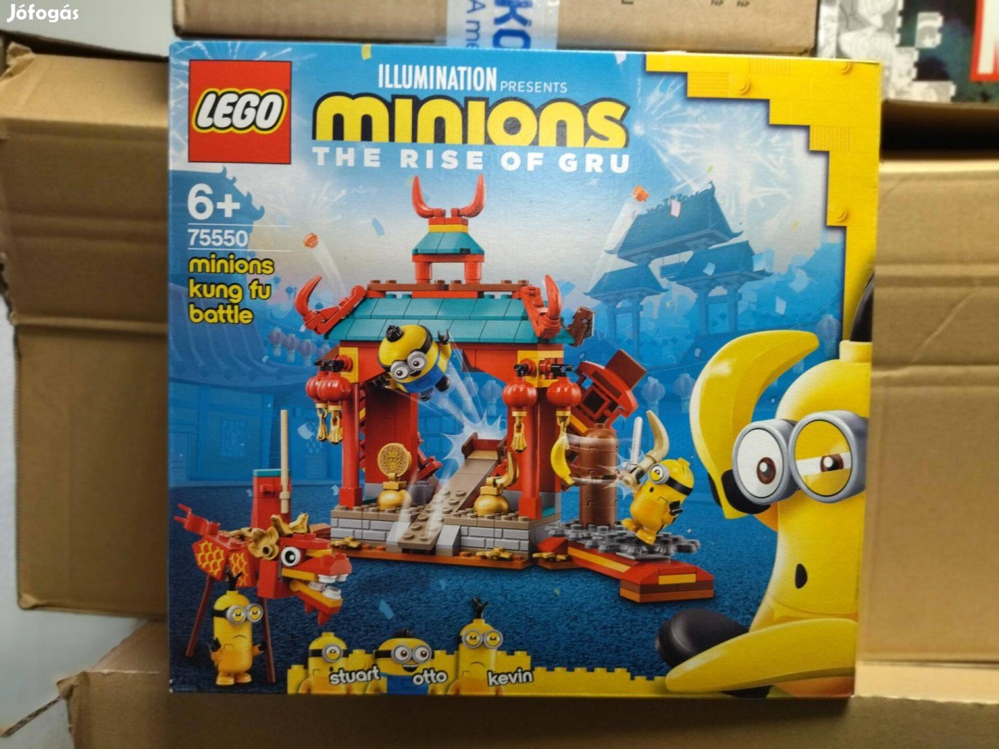 Lego Minions 75550 Minyonok Kung Fu csatája új, bontatlan