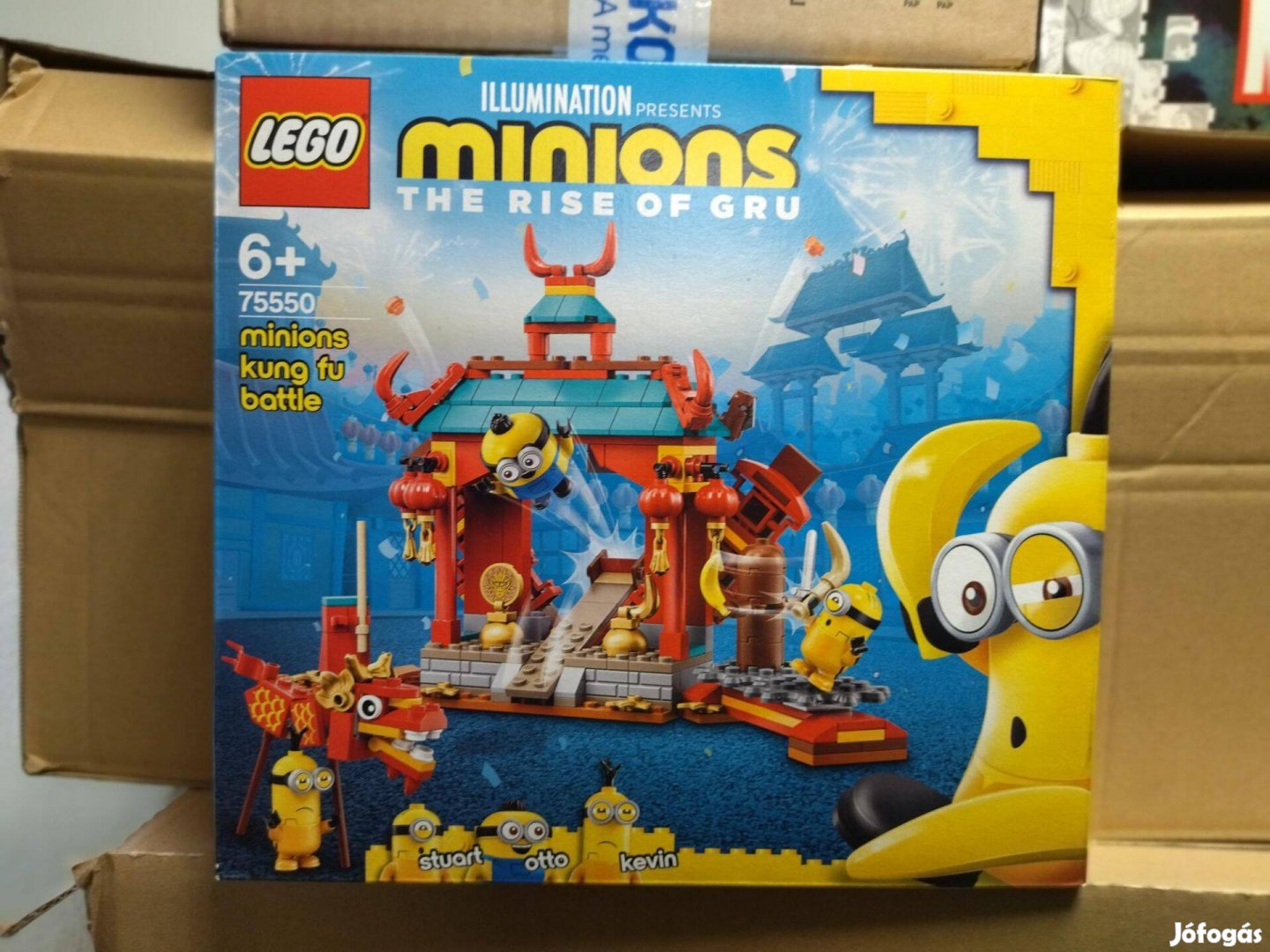 Lego Minions 75550 Minyonok Kung Fu csatája új, bontatlan