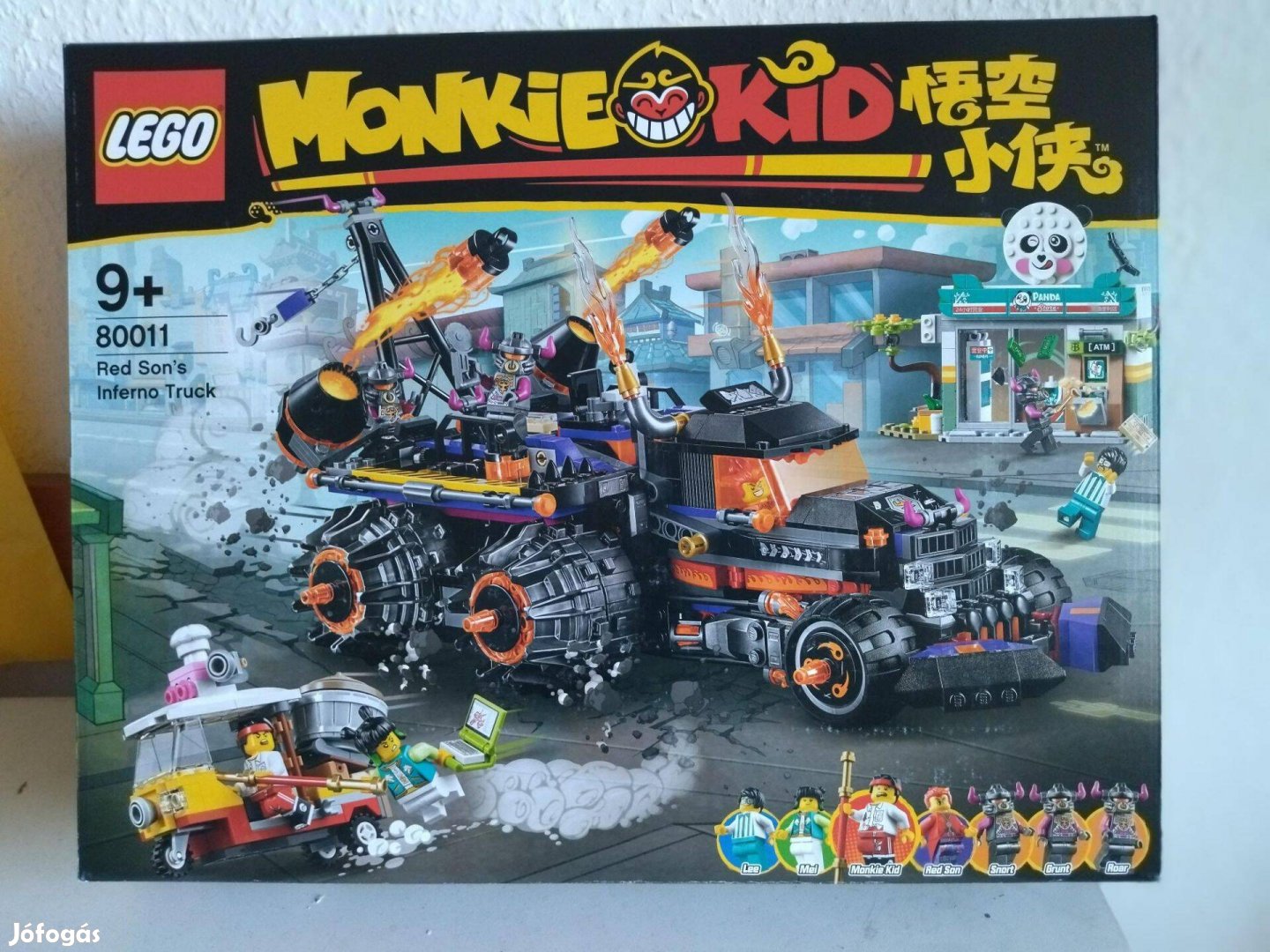 Lego Monkie Kid 80011 Red Son pokoli kocsija új, bontatlan