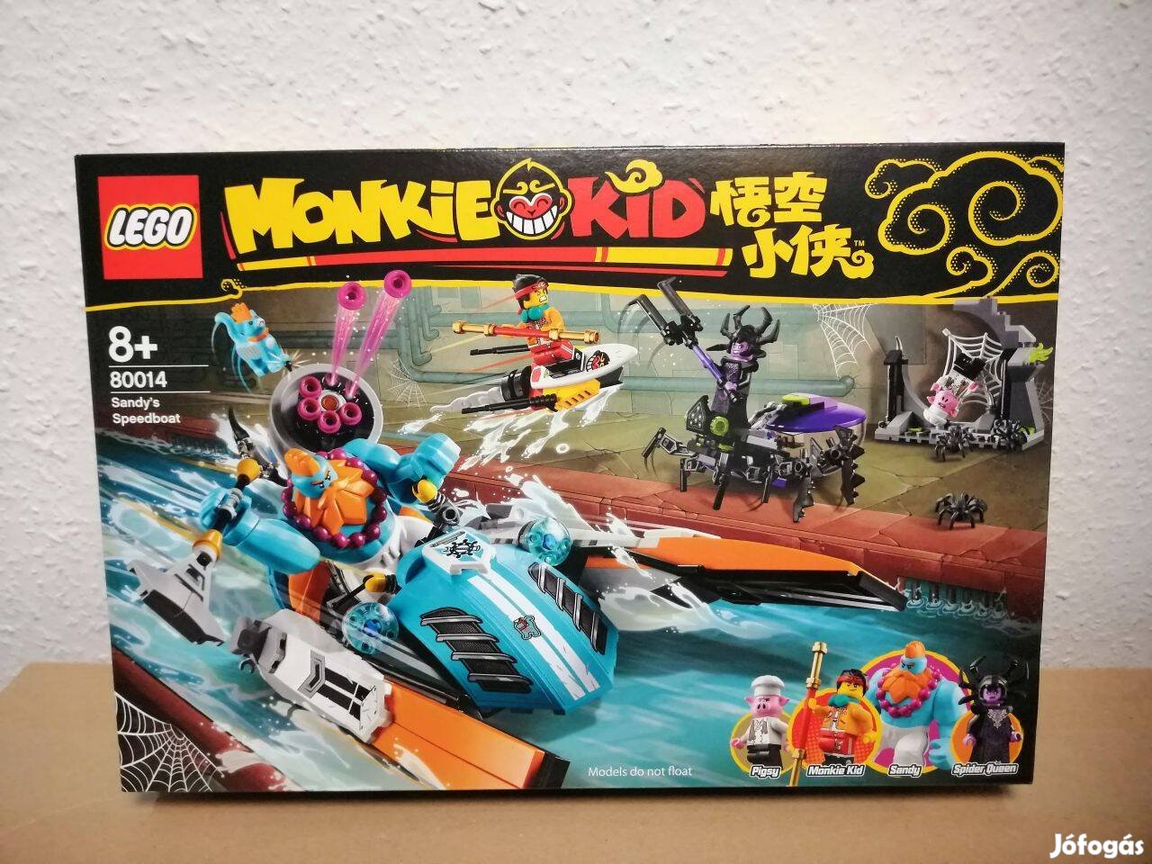 Lego Monkie Kid 80014 Sandy motorcsónakja új, bontatlan