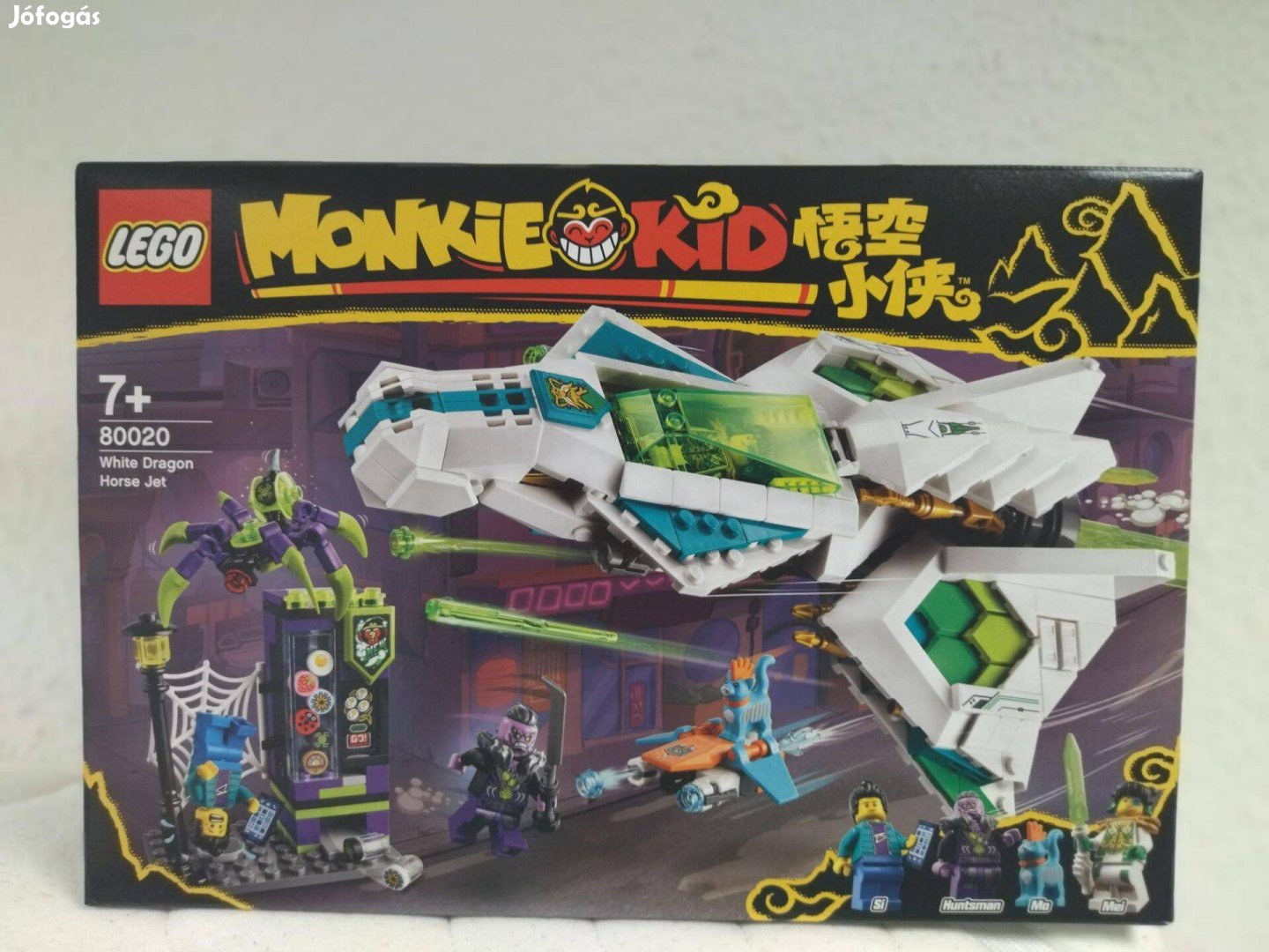 Lego Monkie Kid 80020 Fehér Sárkány lovas repülője új, bontatlan