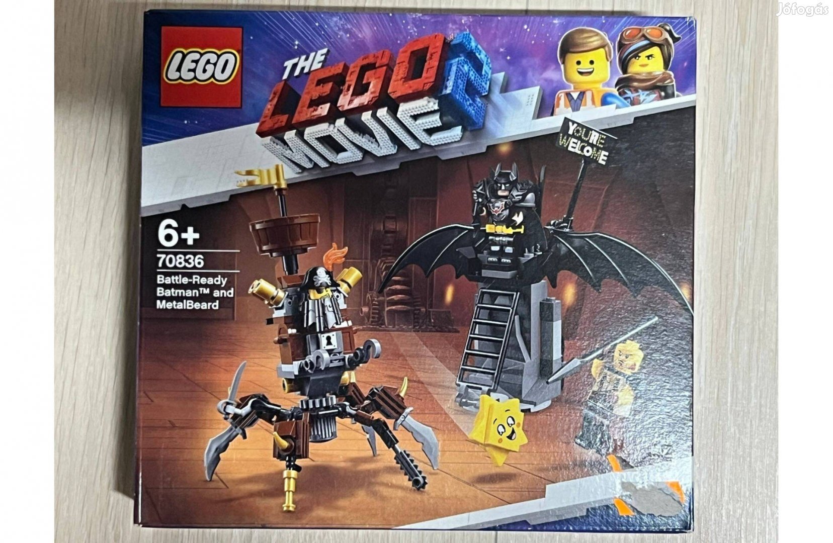 Lego Movie 70836 Harcra kész Batman és Fémszakáll Új, Bontatlan