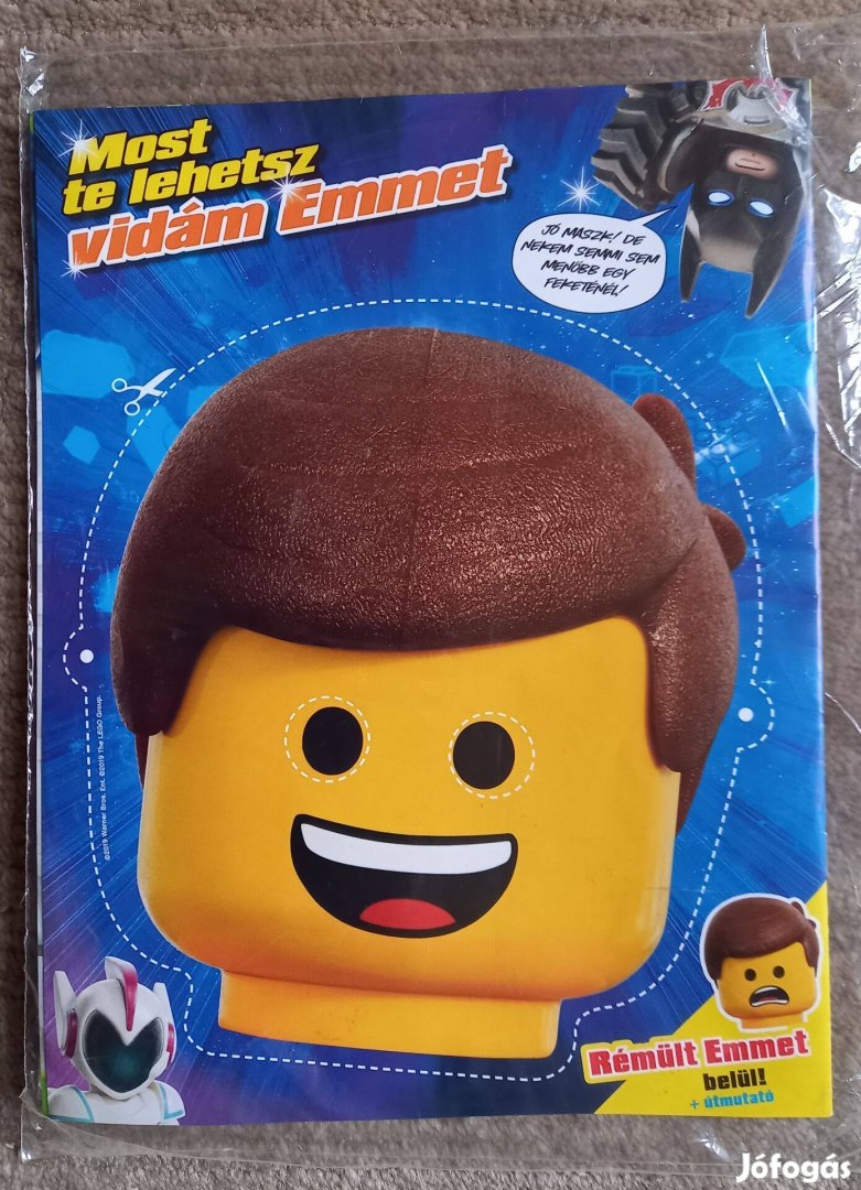 Lego Movie Magazin Emmet szerszámokkal, bontatlan