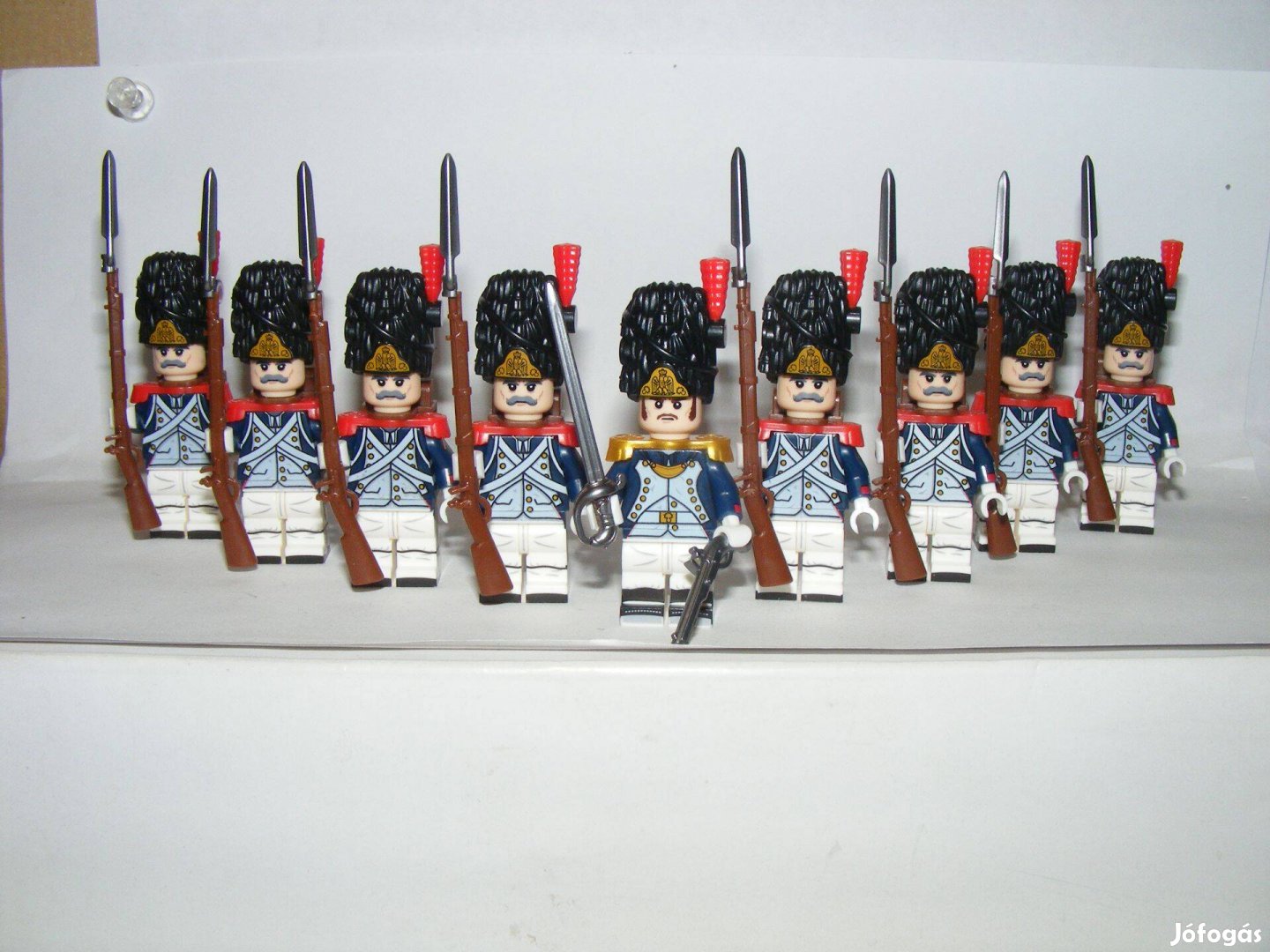 Lego Napóleon háborúk Francia katonák Grande Armée Halhatatlanok 9db Ú