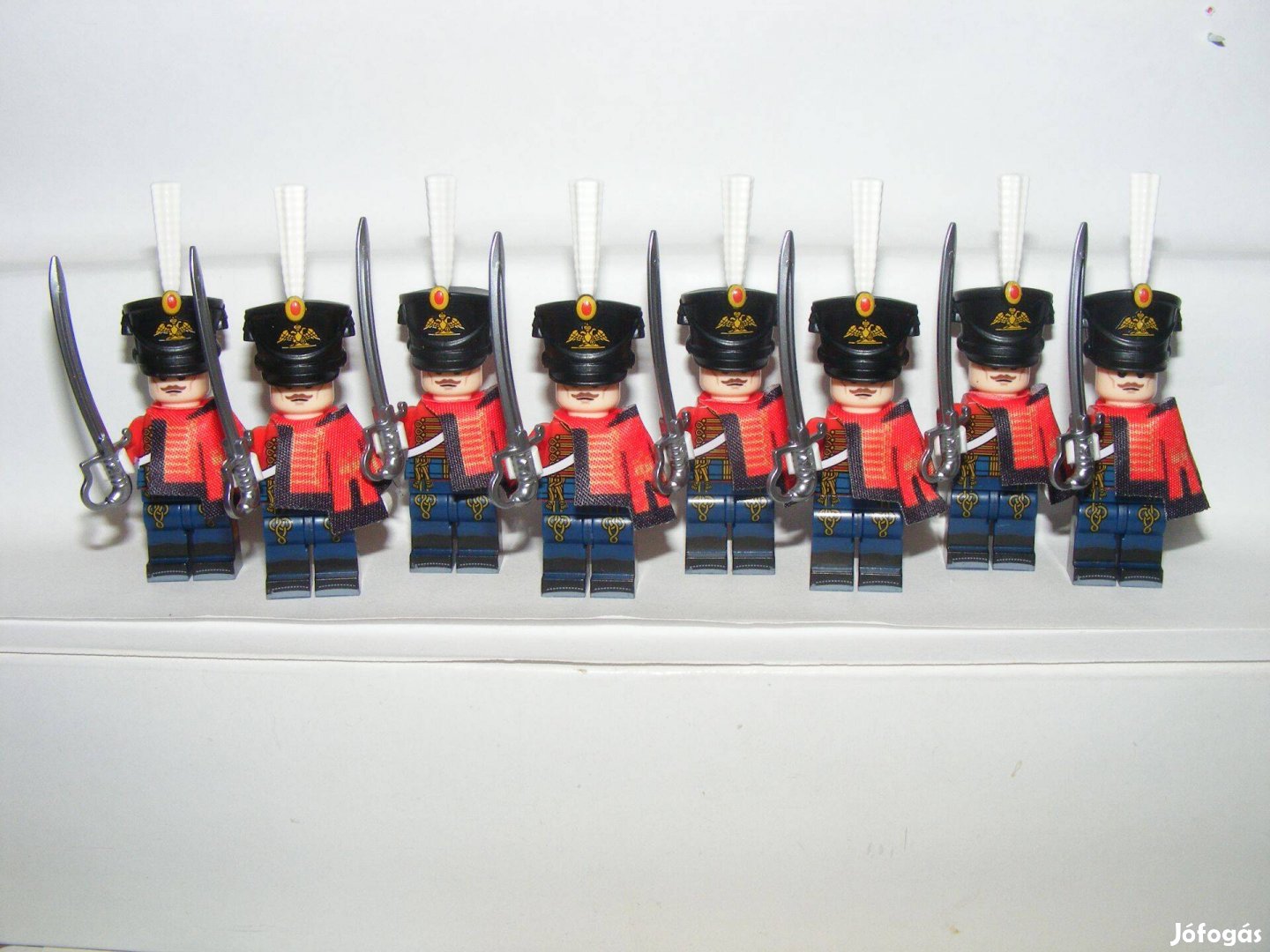 Lego Napóleon háborúk Orosz Huszár katonák figurák 8db katona Új