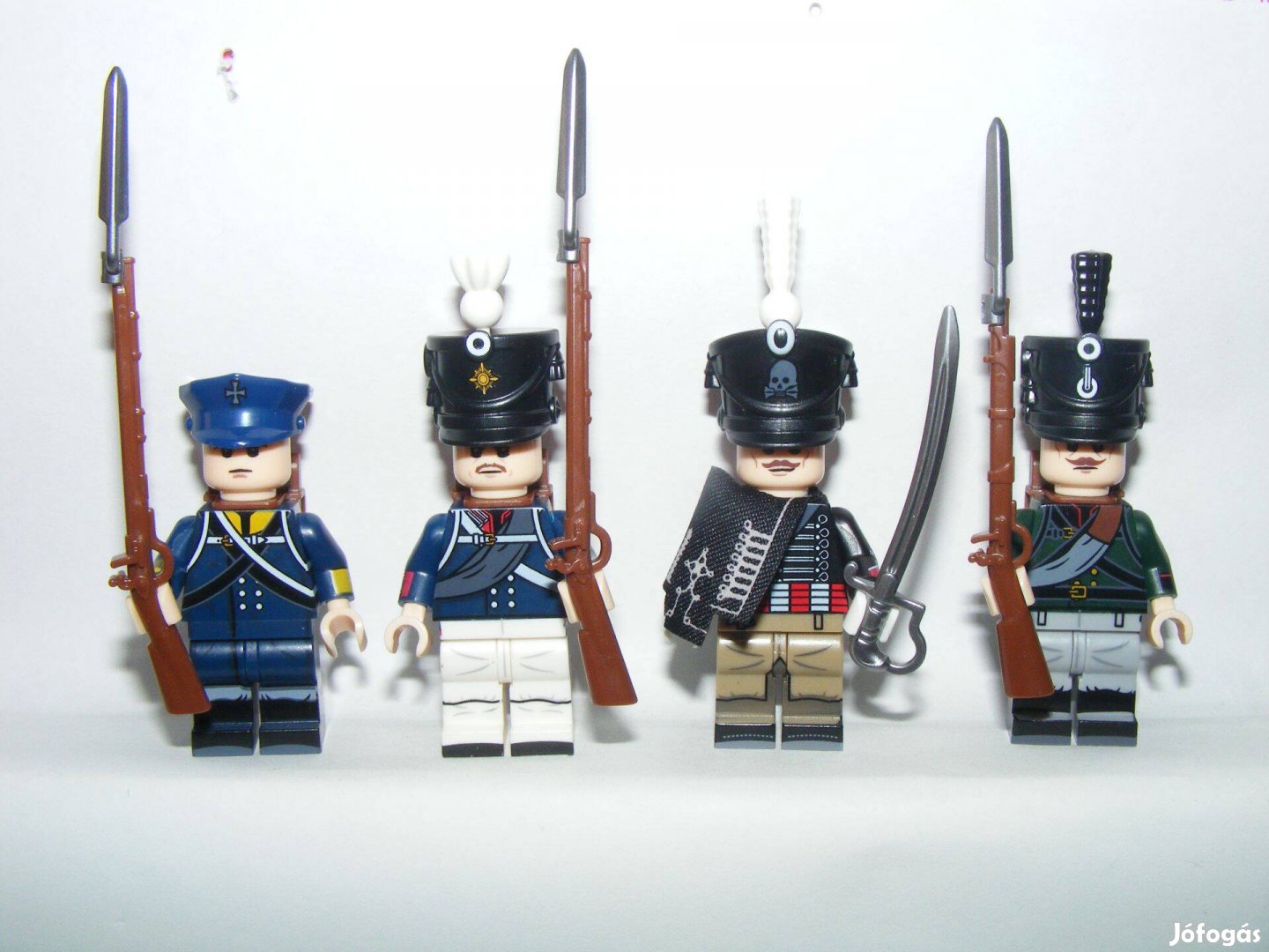 Lego Napóleon háborúk Porosz Totenkopf huszár dragonyos katona Új