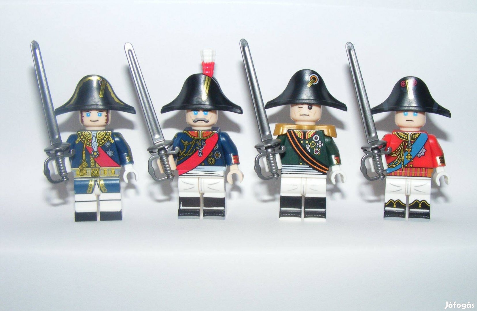 Lego Napóleon háborúk Tiszt hadvezér Murat Kutuzov Welleslev Blücher