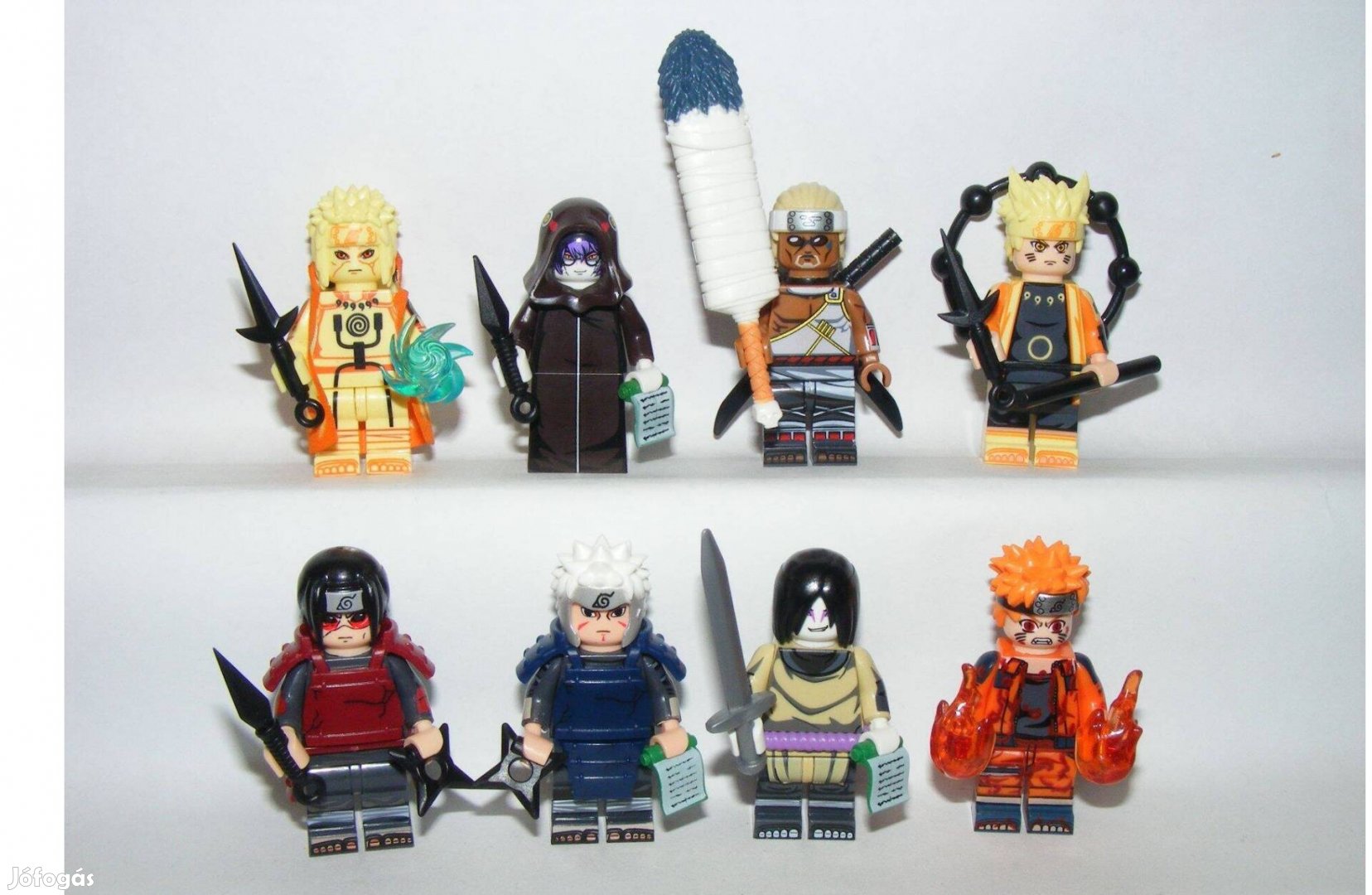 Lego Naruto figurák Uzukmaki Orochimaru Yakushi Senju
