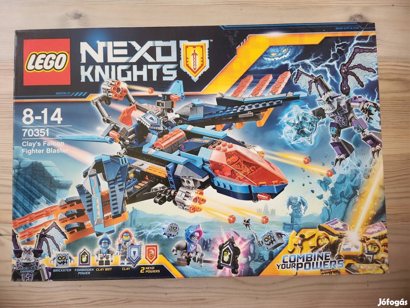 Lego Nexo Knights 70351 Clay 's Falcon Fighter Bloster