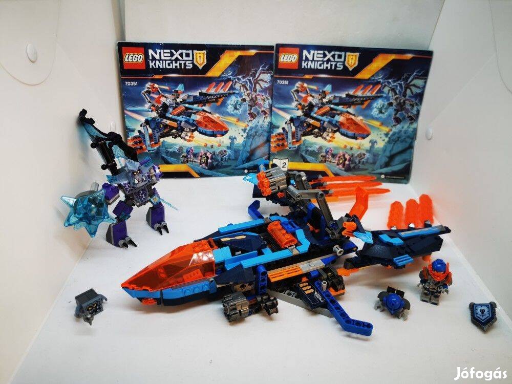 Lego Nexo Knights - Clay sólyomvadász ágyúja (70351) (katalógussal)