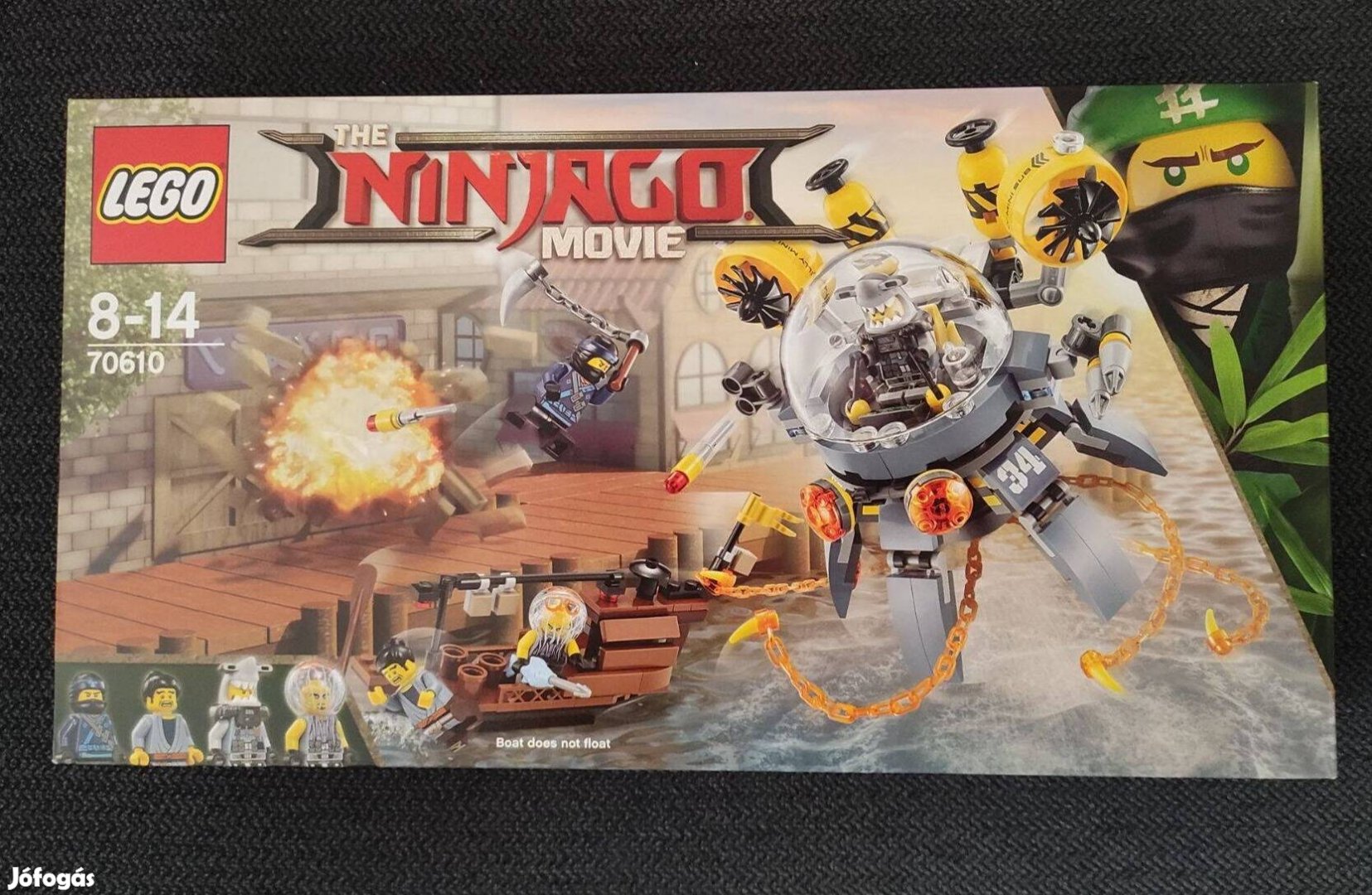 Lego Ninjago 70610 - Repülő Jelly búvárhajó új, bontatlan