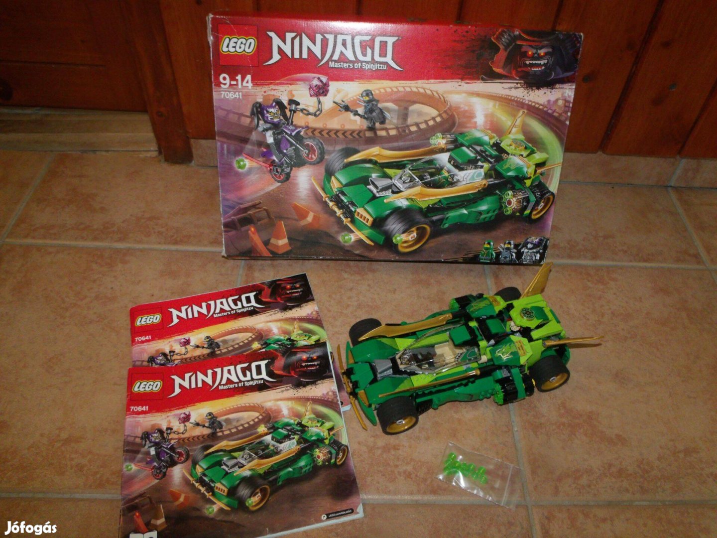 Lego Ninjago 70641 Ninja éjjeli lopakodó szettből csak az autó