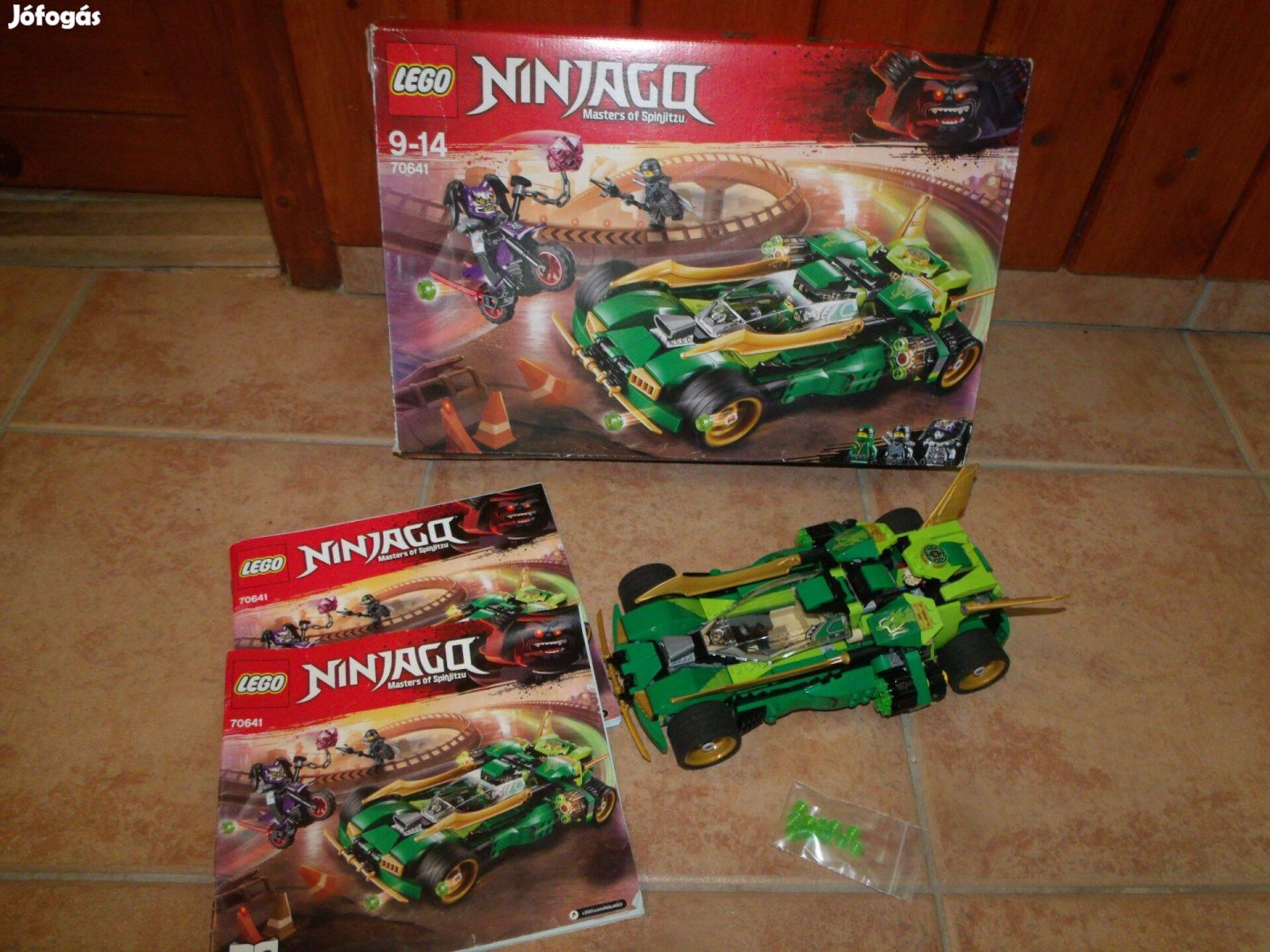 Lego Ninjago 70641 Ninja éjjeli lopakodó szettből csak az autó