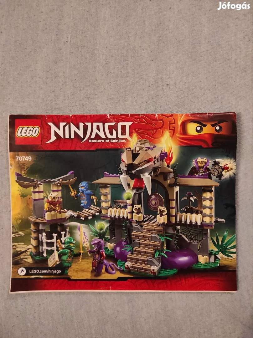 Lego Ninjago 70749 Enter the Serpent eladó 