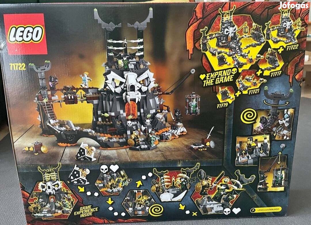 Lego Ninjago 71722 - A koponyavarázsló tömlöcei