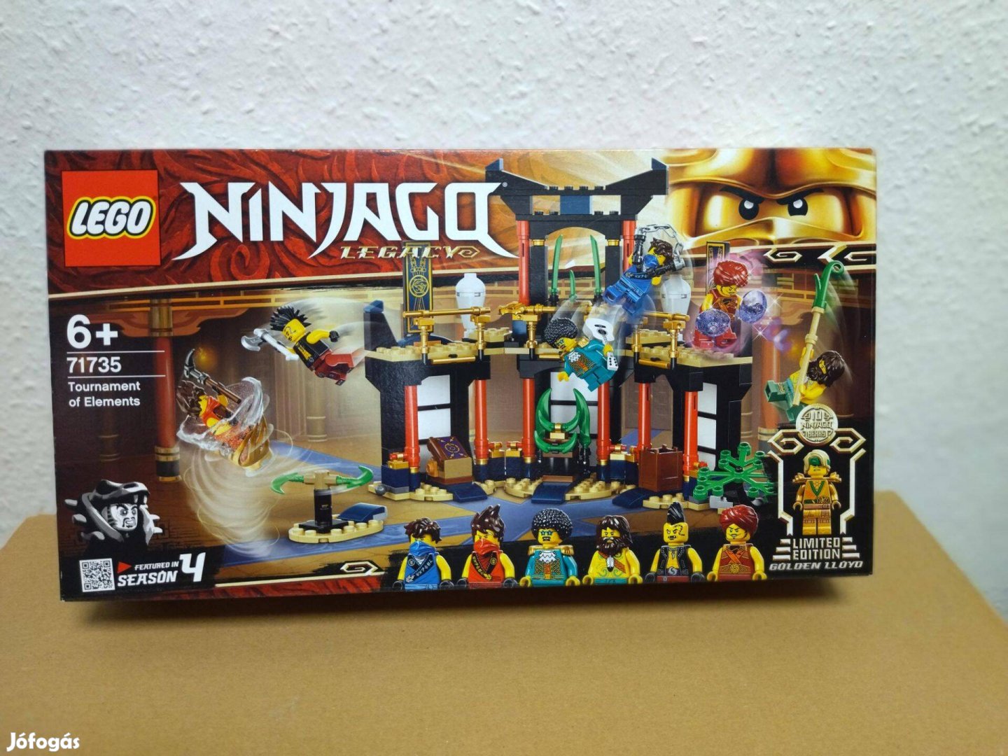 Lego Ninjago 71735 Az elemek bajnoksága új, bontatlan