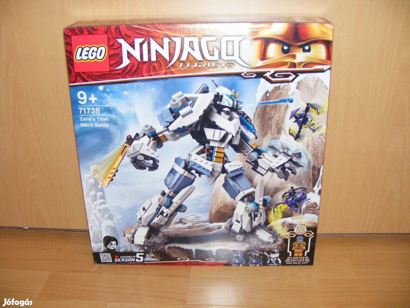 Lego Ninjago 71738 Zane mechanikus Titánjának csatája Új BP!