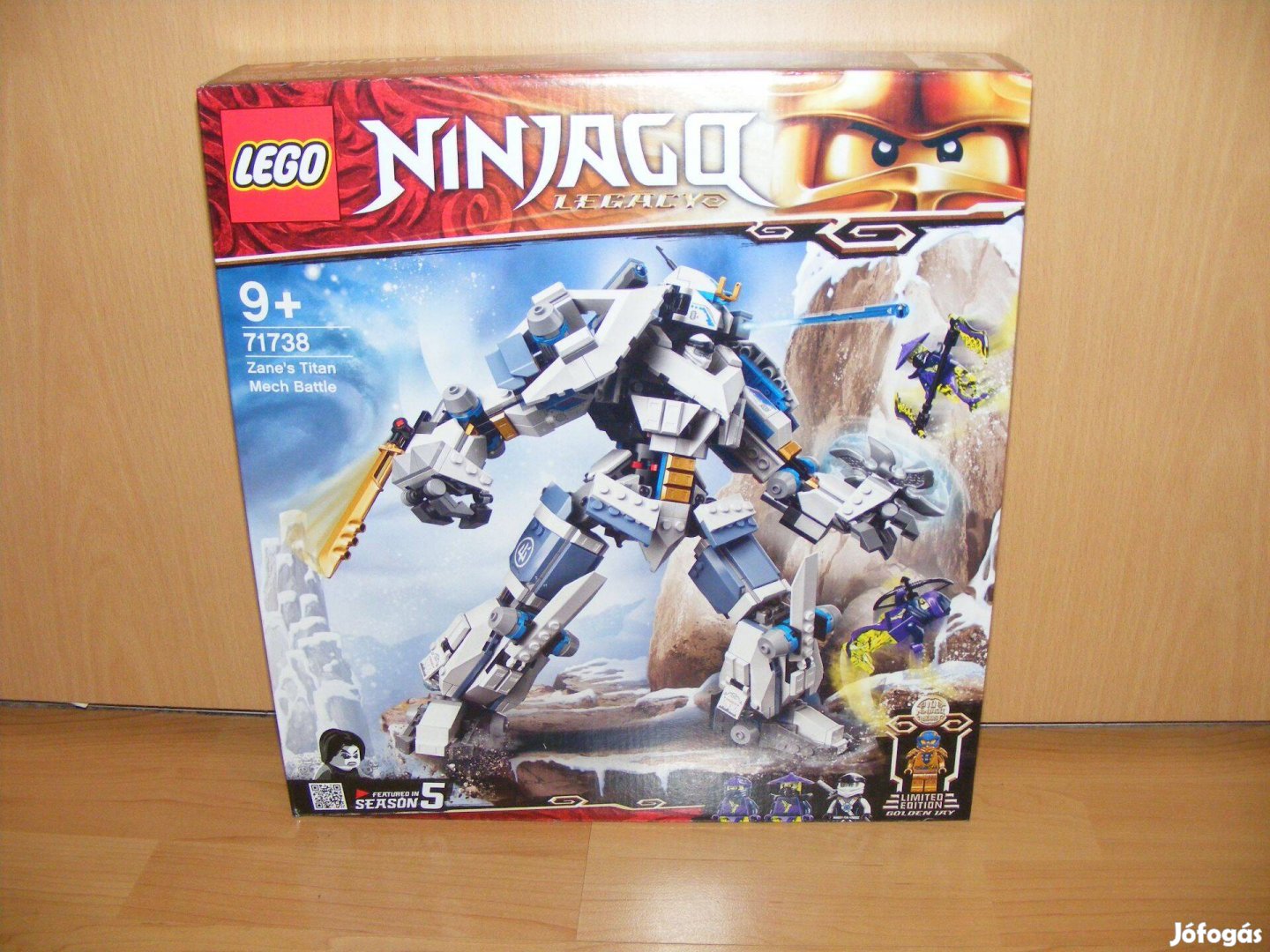 Lego Ninjago 71738 Zane mechanikus Titánjának csatája Új BP!