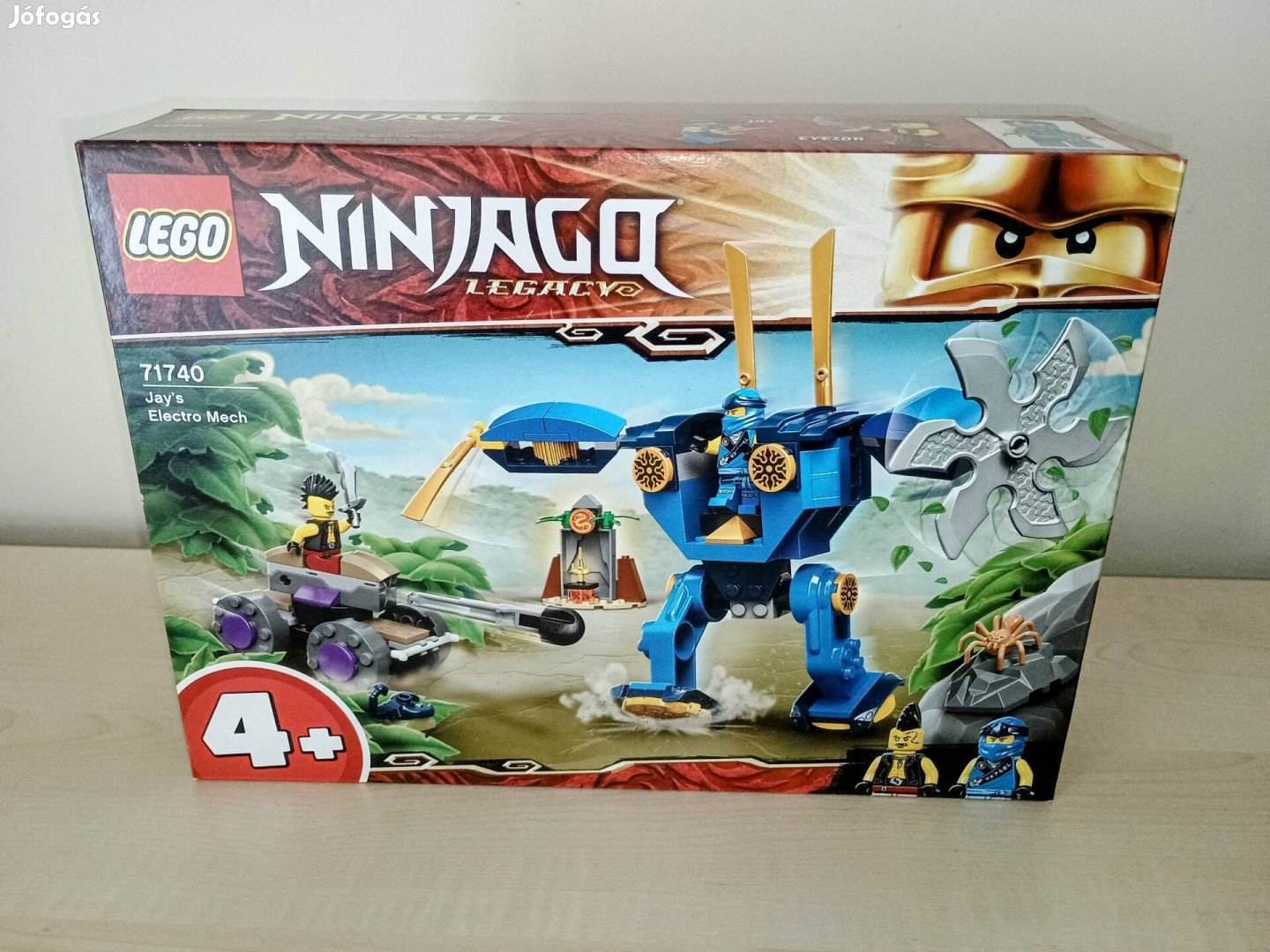 Lego Ninjago 71740 Jay elektro robotja Új, bontatlan 