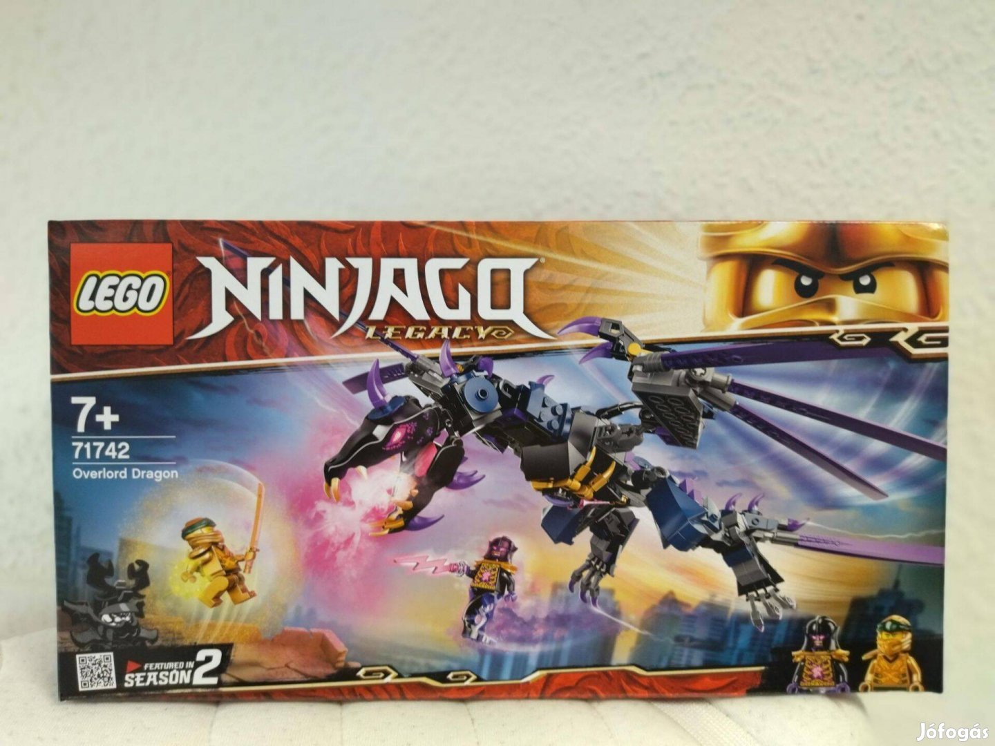 Lego Ninjago 71742 A sötét úr sárkánya új, bontatlan