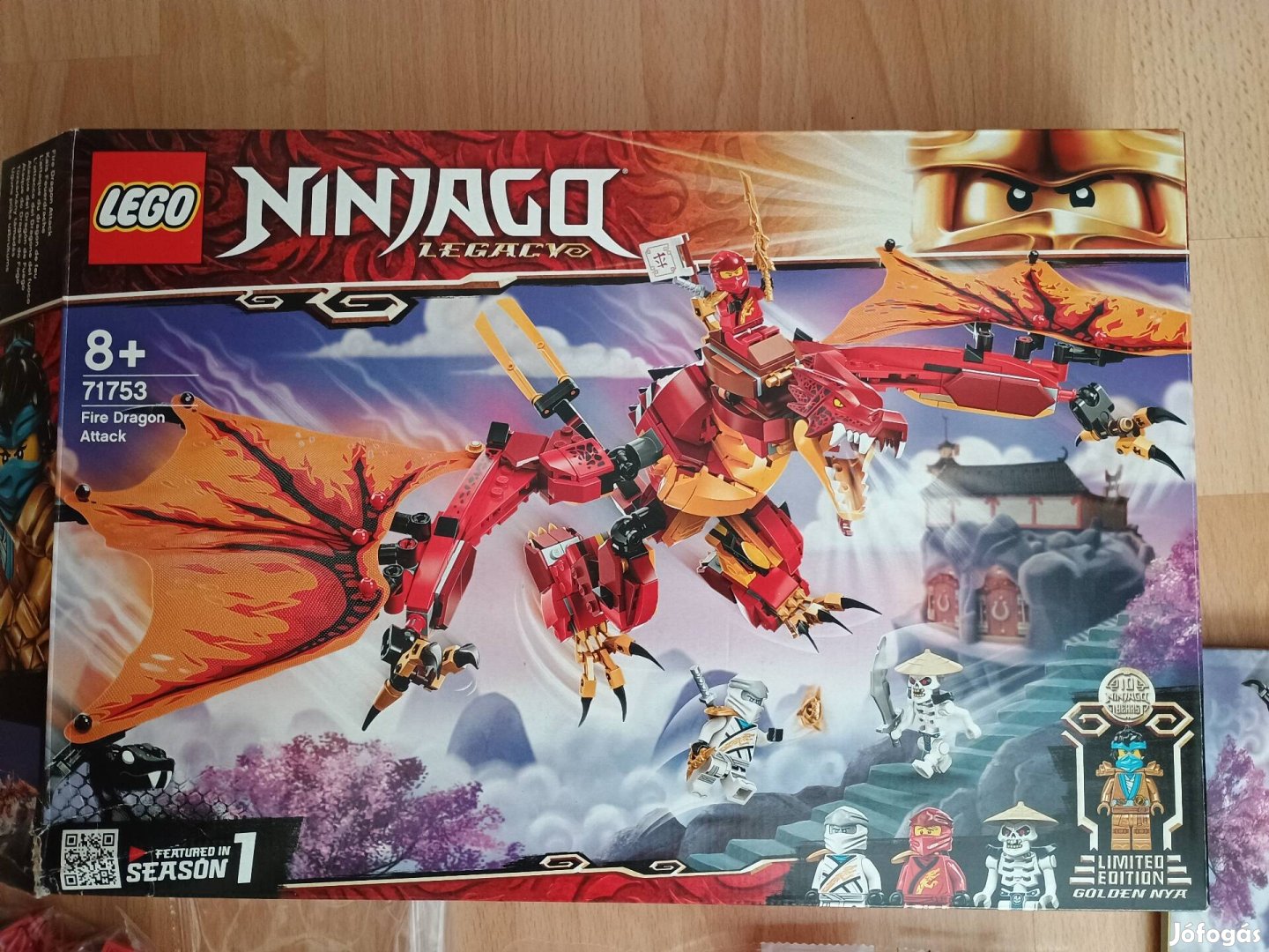 Lego Ninjago 71753 Tűzsárkány támadás Új, részben összerakott 