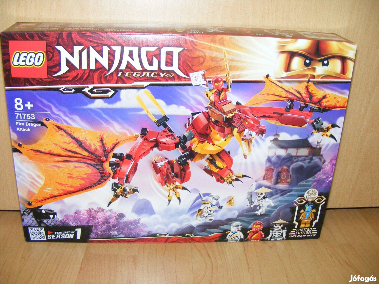 Lego Ninjago 71753 Tűzsárkány támadás sárkány Új BP!