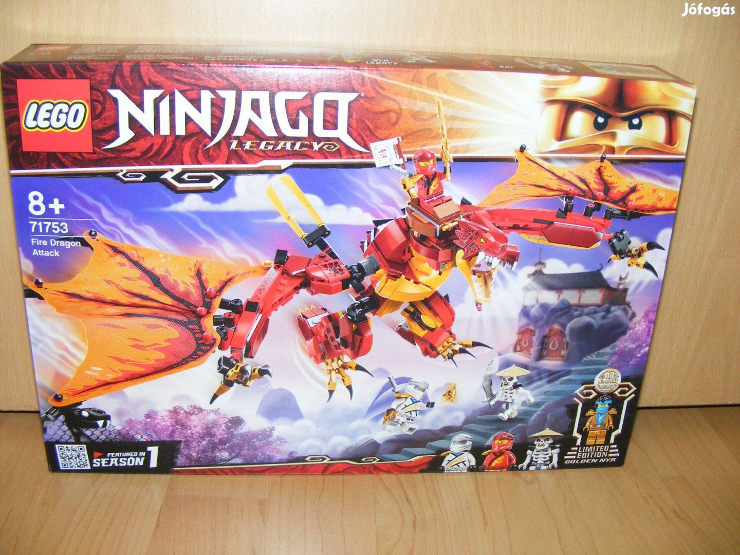 Lego Ninjago 71753 Tűzsárkány támadás sárkány Új BP!